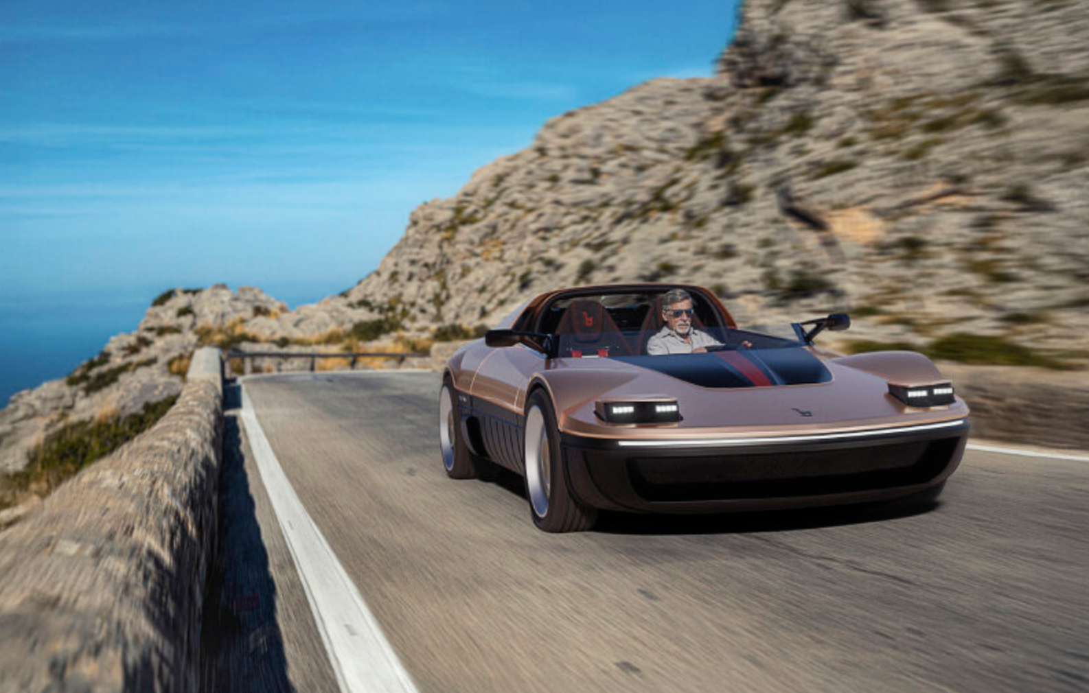 Bertone Revives the Iconic 1969 Runabout with a Modern Twist and Pop-Up Headlights