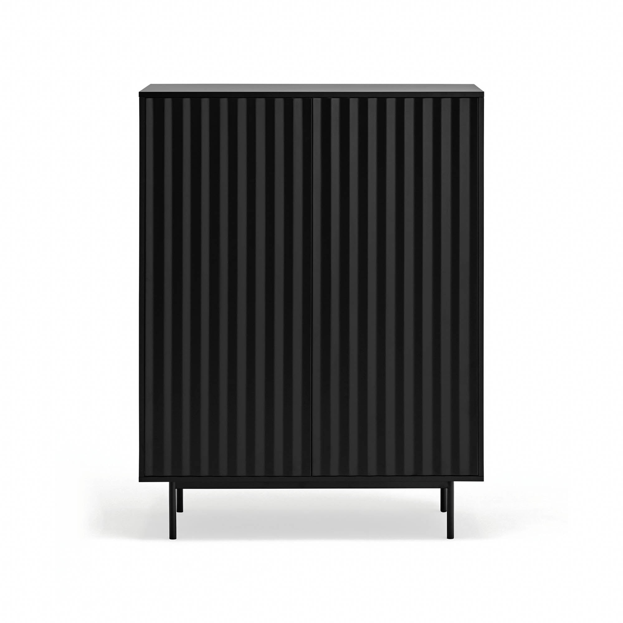 Occasional Cabinet Sierra 2D/2Inner Drawers Black