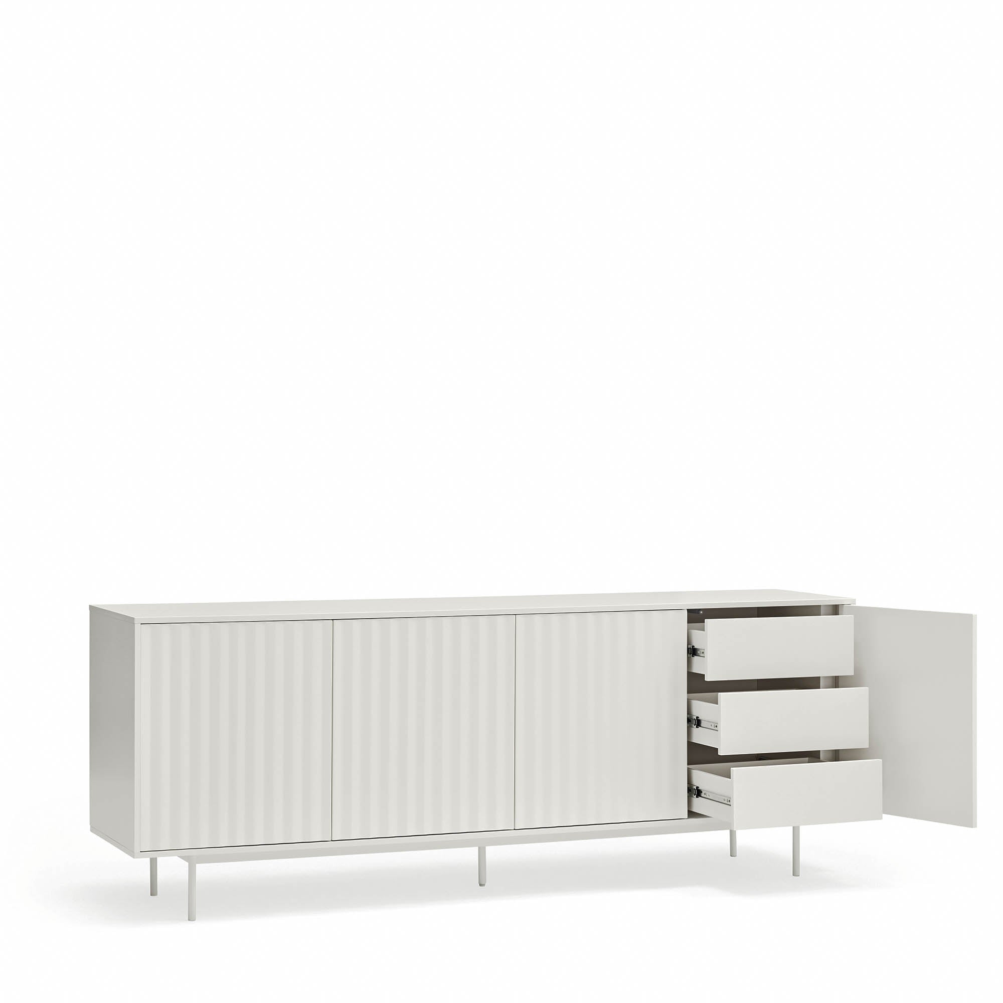 Sideboard Sierra 4D/3Inner Drawer White