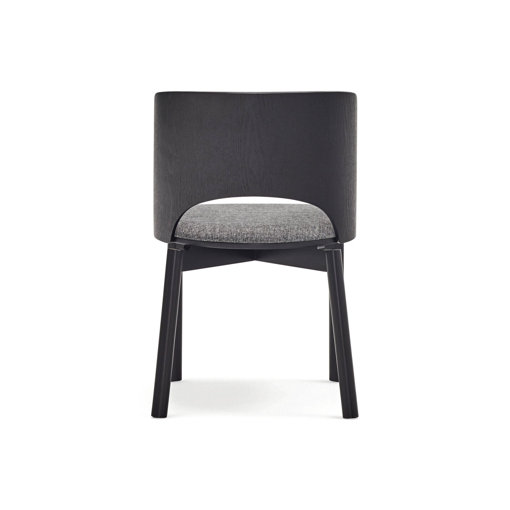 DAM Dining Chair in Black by Teulat – Set of 2