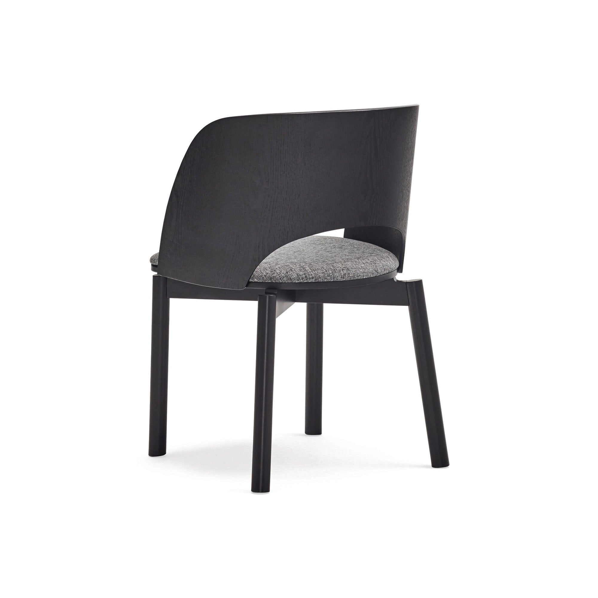 DAM Dining Chair in Black by Teulat – Set of 2
