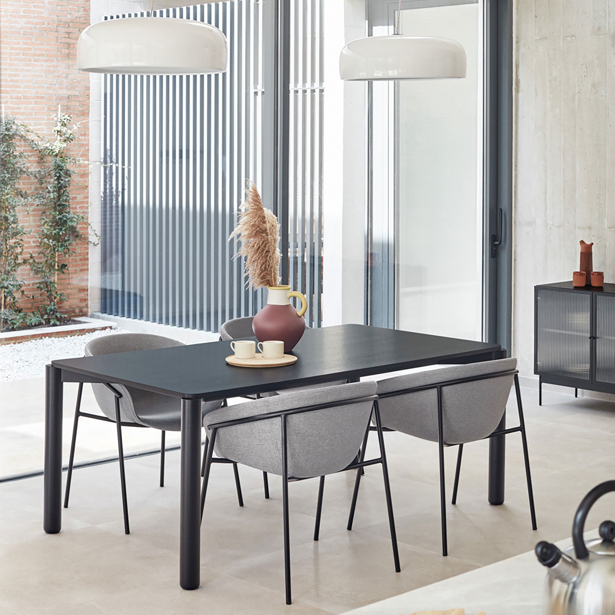 Rect. Table Atlas 180X100 Black