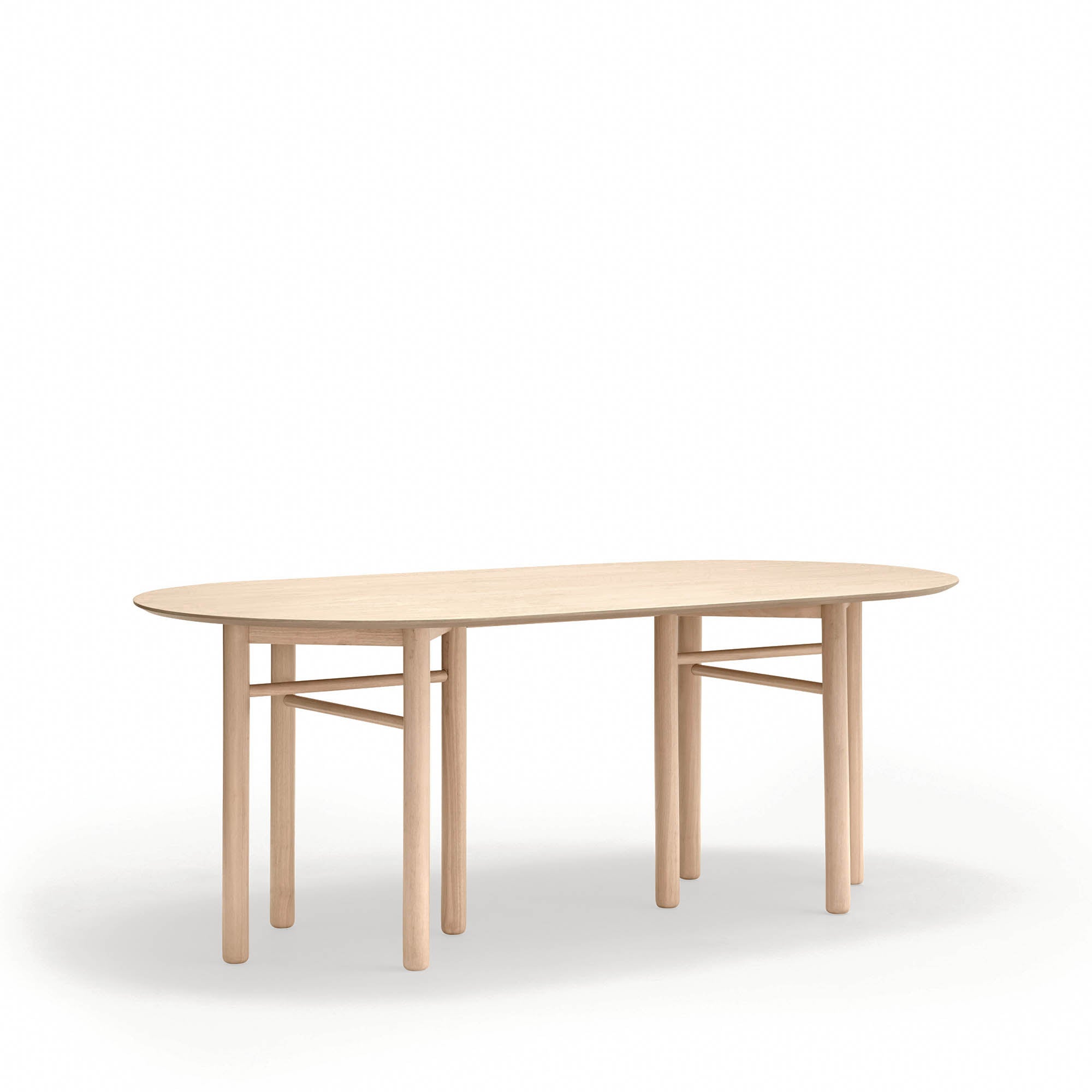Oval Table Junco 200X100 Light Natural