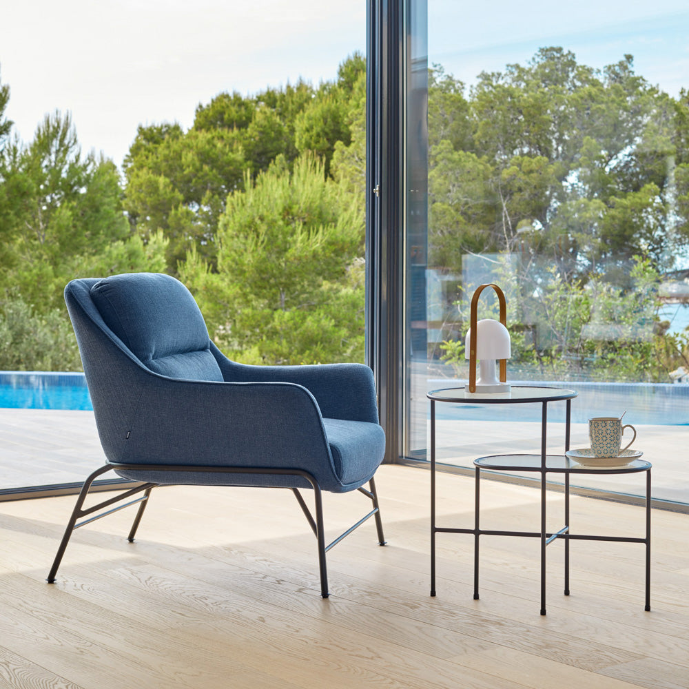 Armchair Sadira Petroleum Blue (1 Piece Per Box)Ox