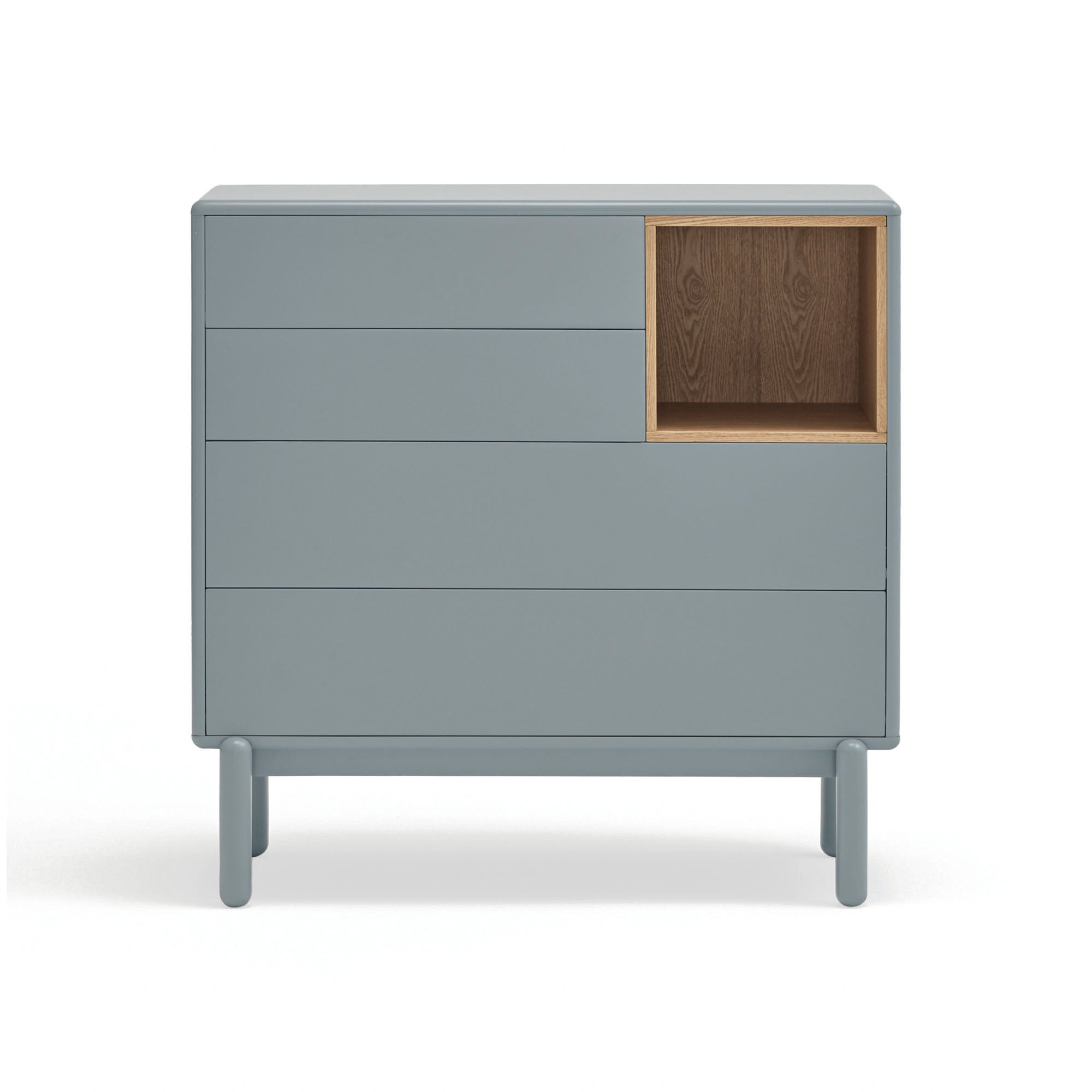 Chest Corvo 4Dr1H Pearl Grey