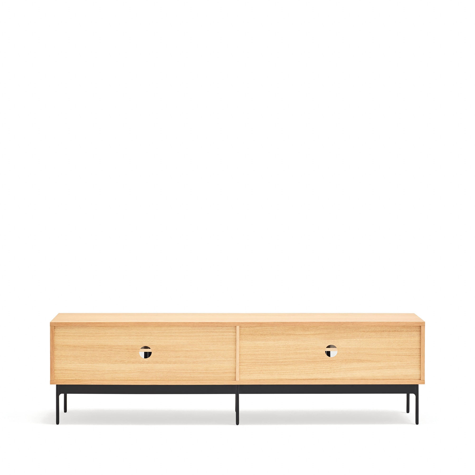Tv Cabinet Blur 4D 180 Cm Oak
