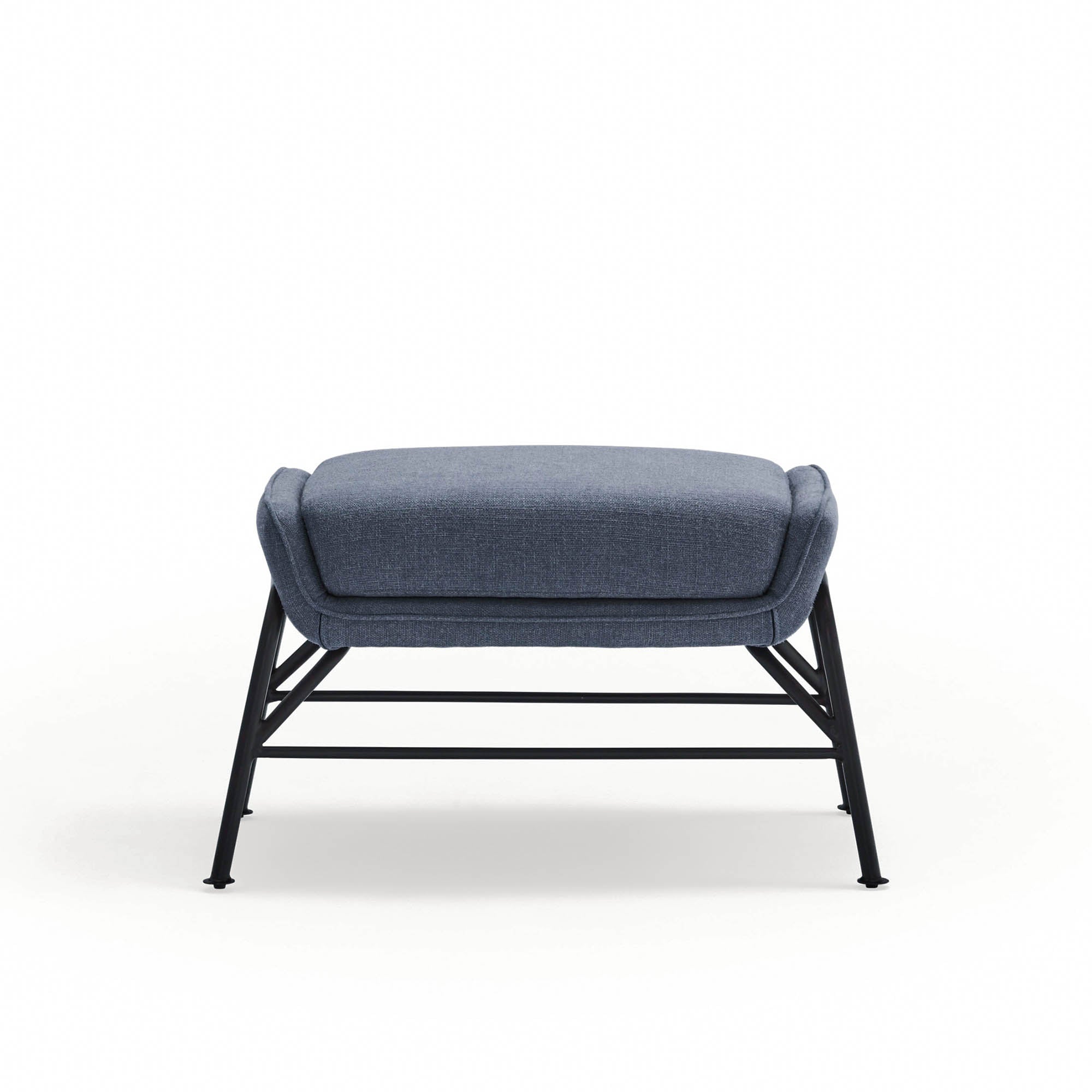 SADIRA Pouffe in Petroleum Blue by Teulat