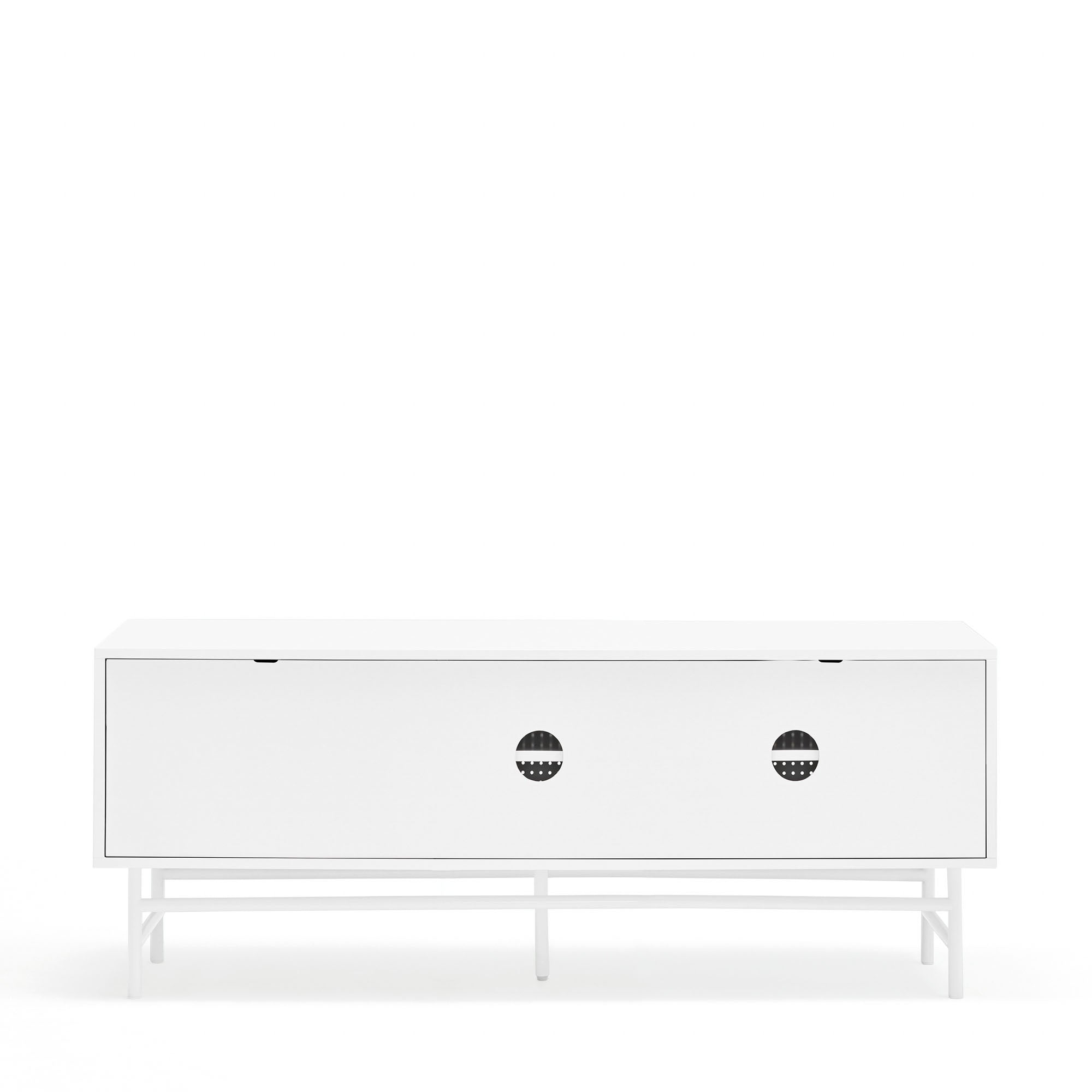 PUNTO TV Cabinet 140cm in White by Teulat