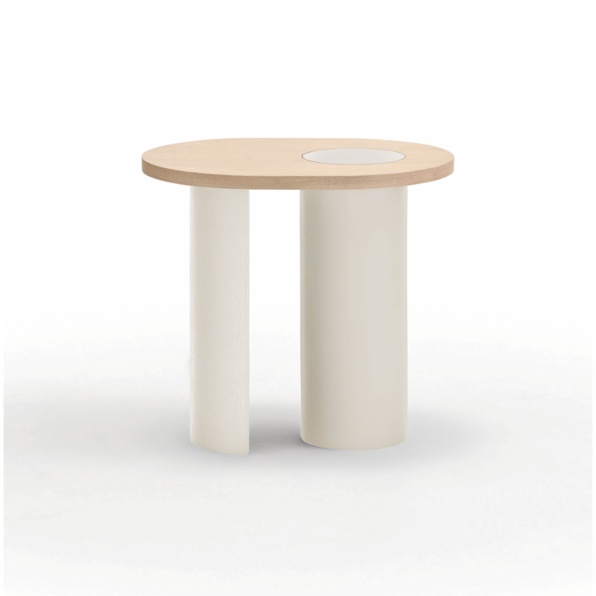 End Table Nori Light Natura- Legs Cream Legs