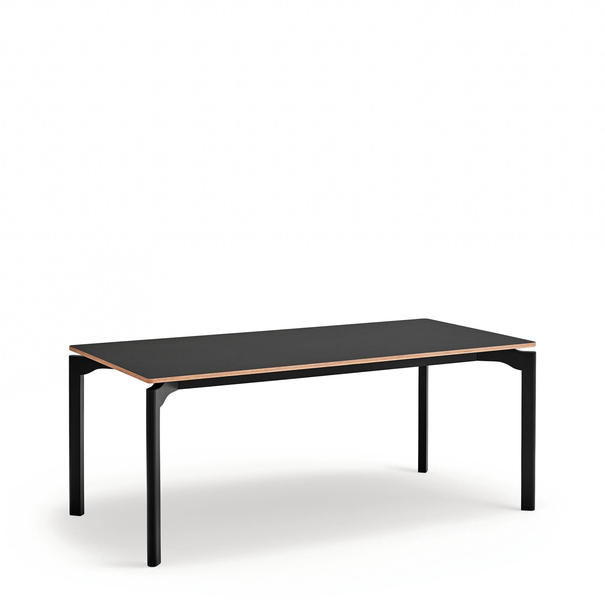 Rect. Table Nicola 180Cm Black