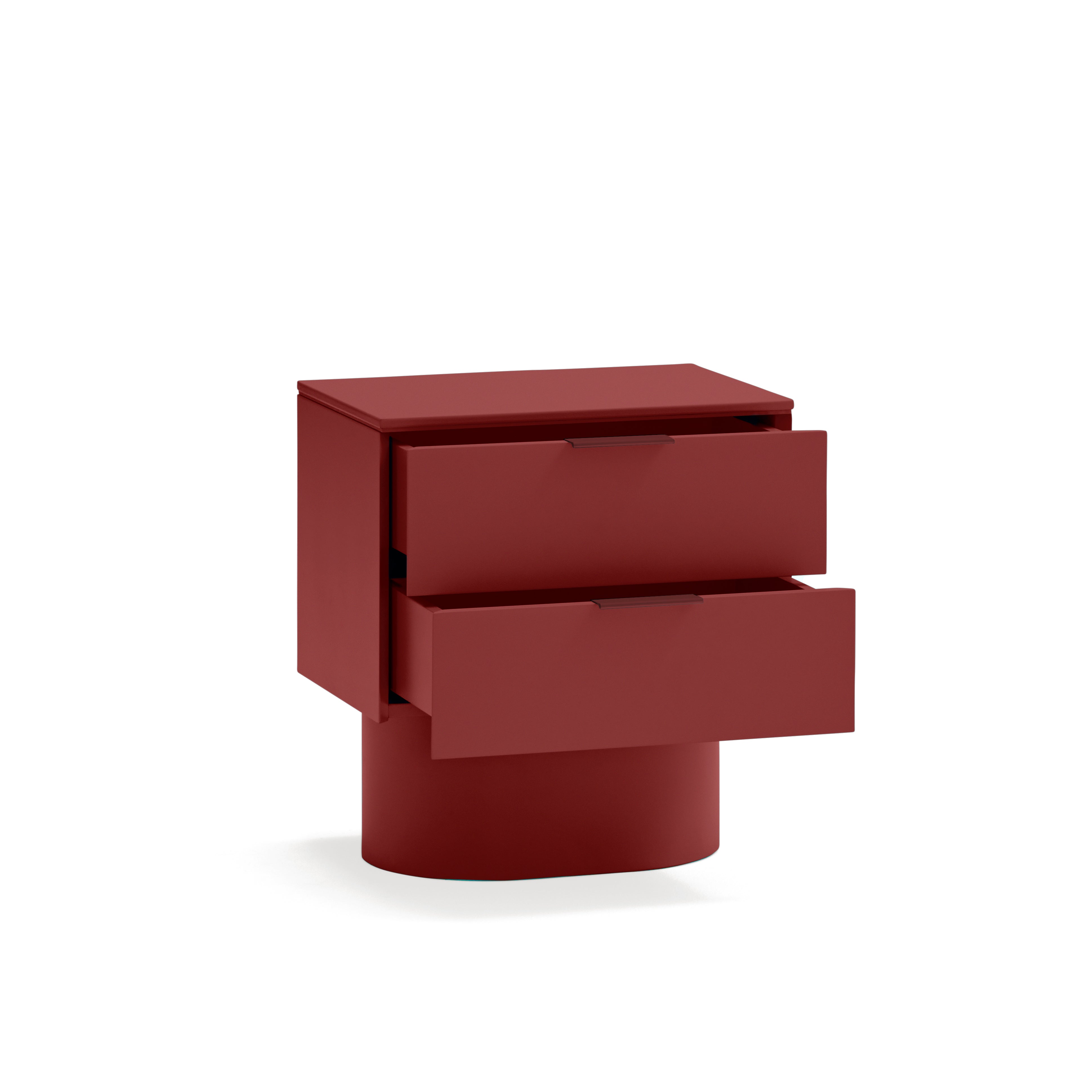 Bedside Table Totem 2Dr Red