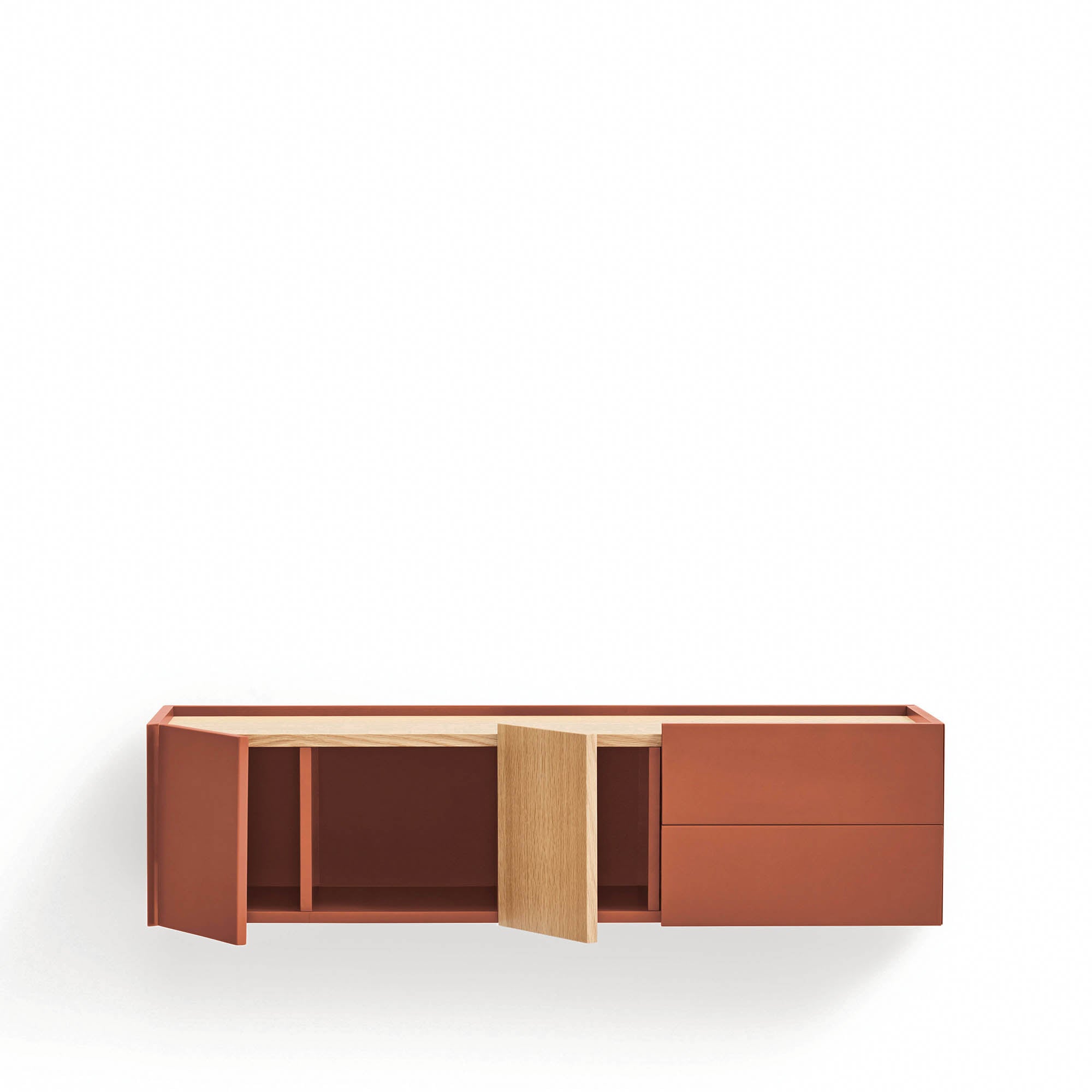 Console Otto 2D2Dr Brick/Oak