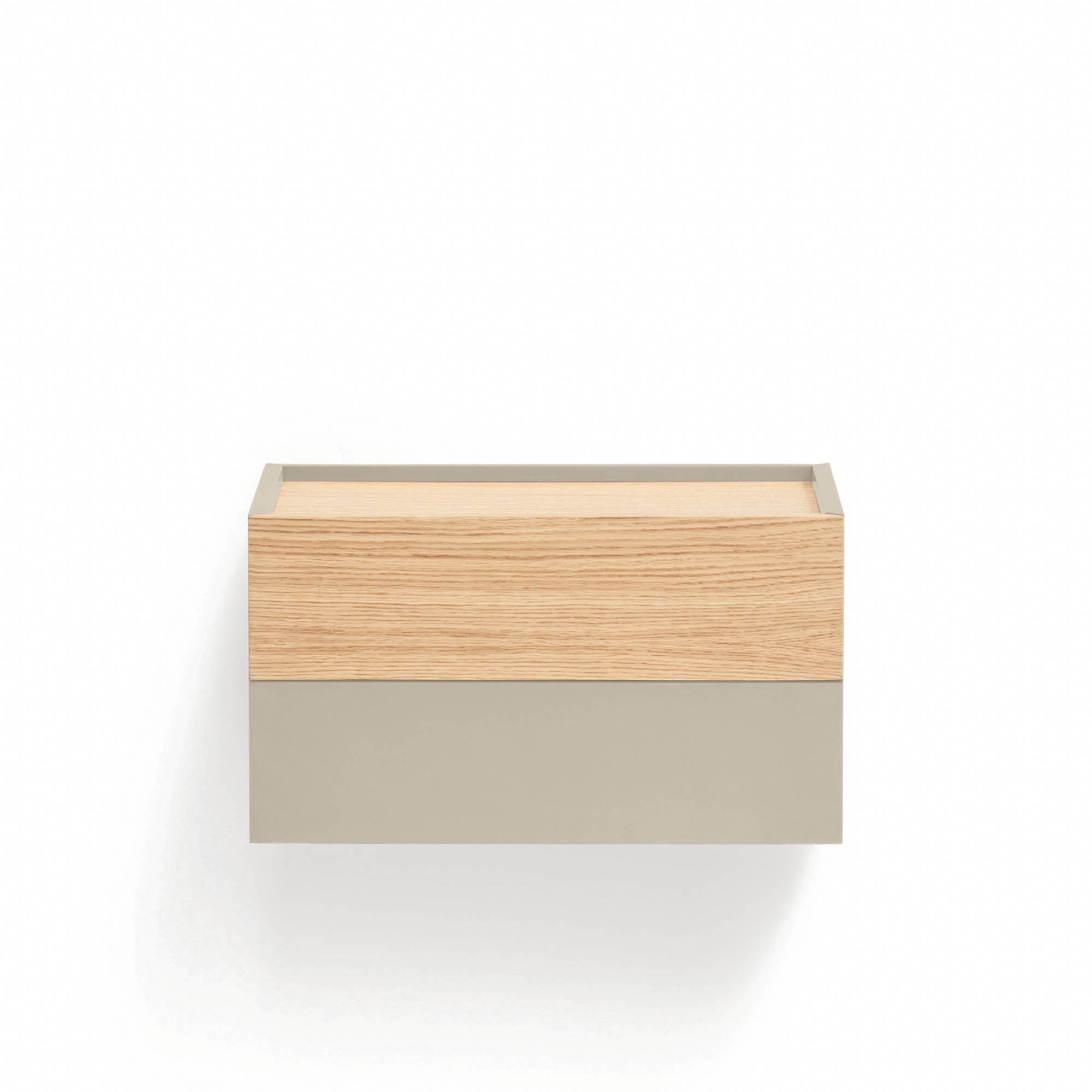 Bedside Table Otto 2Dr Sand/Oak