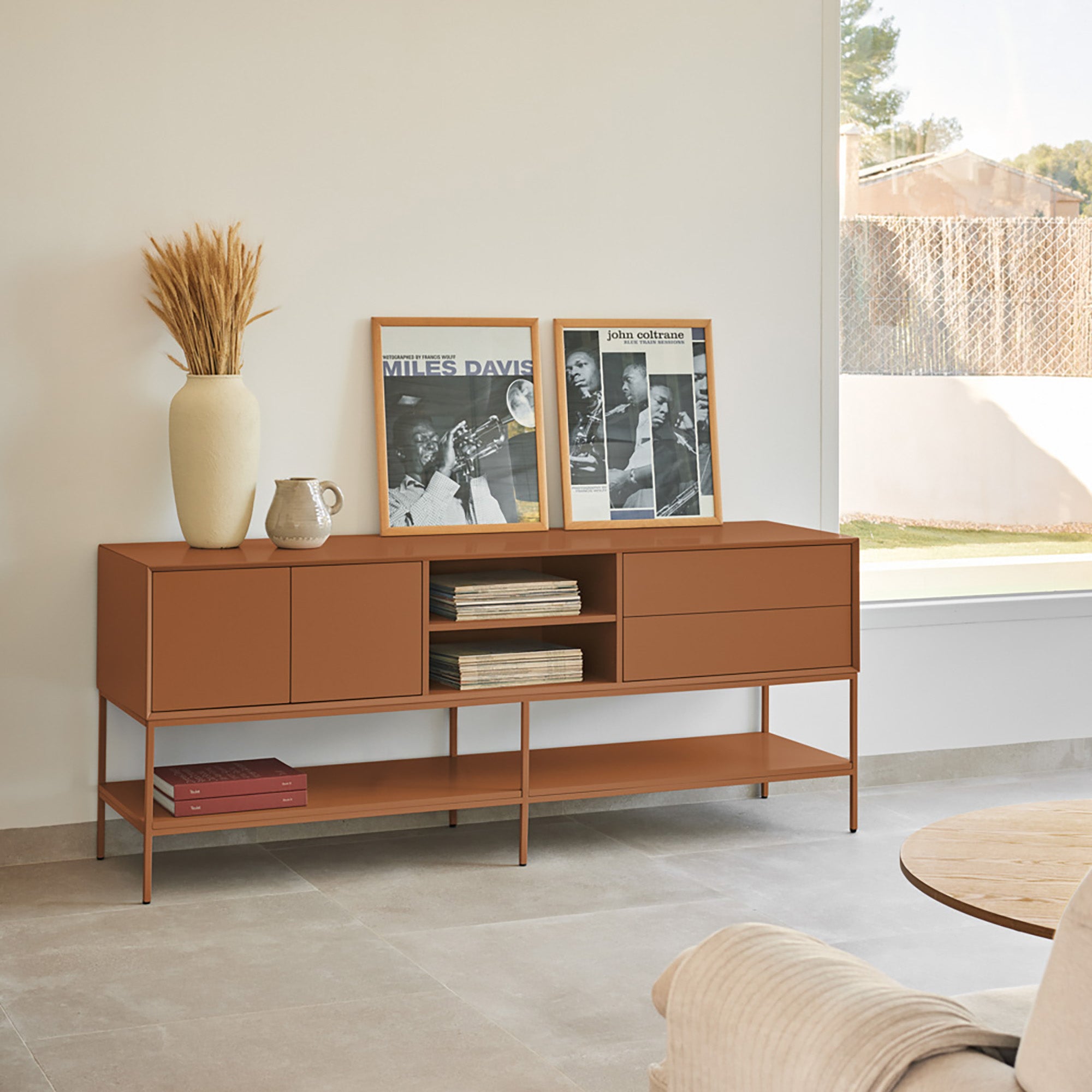 Tv Cabinet Platt 2D2Dr2H 175Cm Clay