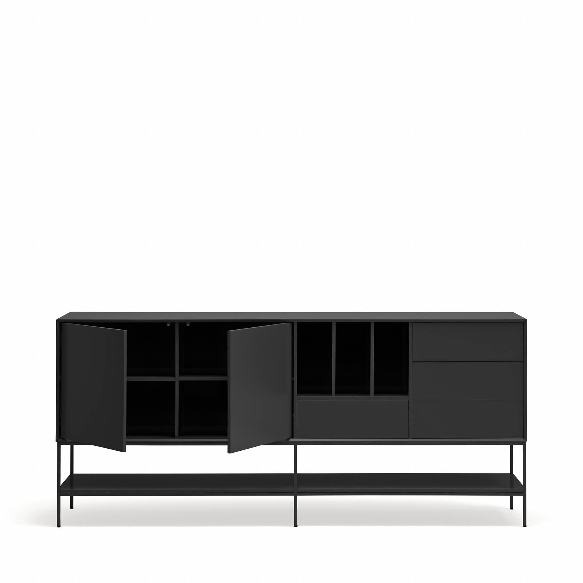 Sideboard Platt 2D4Dr3H 220Cm Black