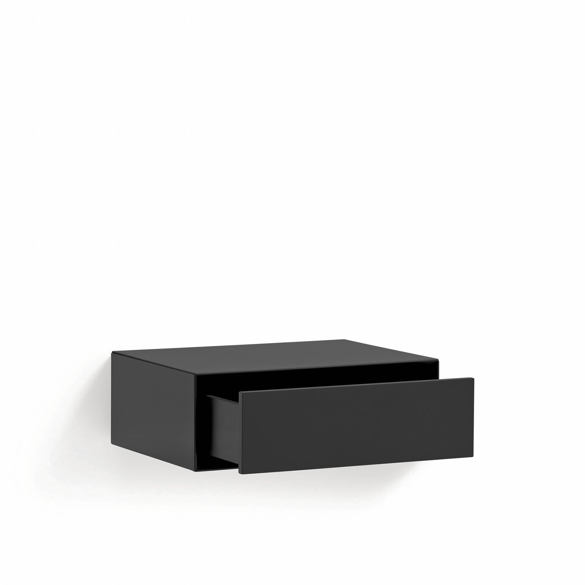 Bedside Table Platt 1Dr Suspended Black