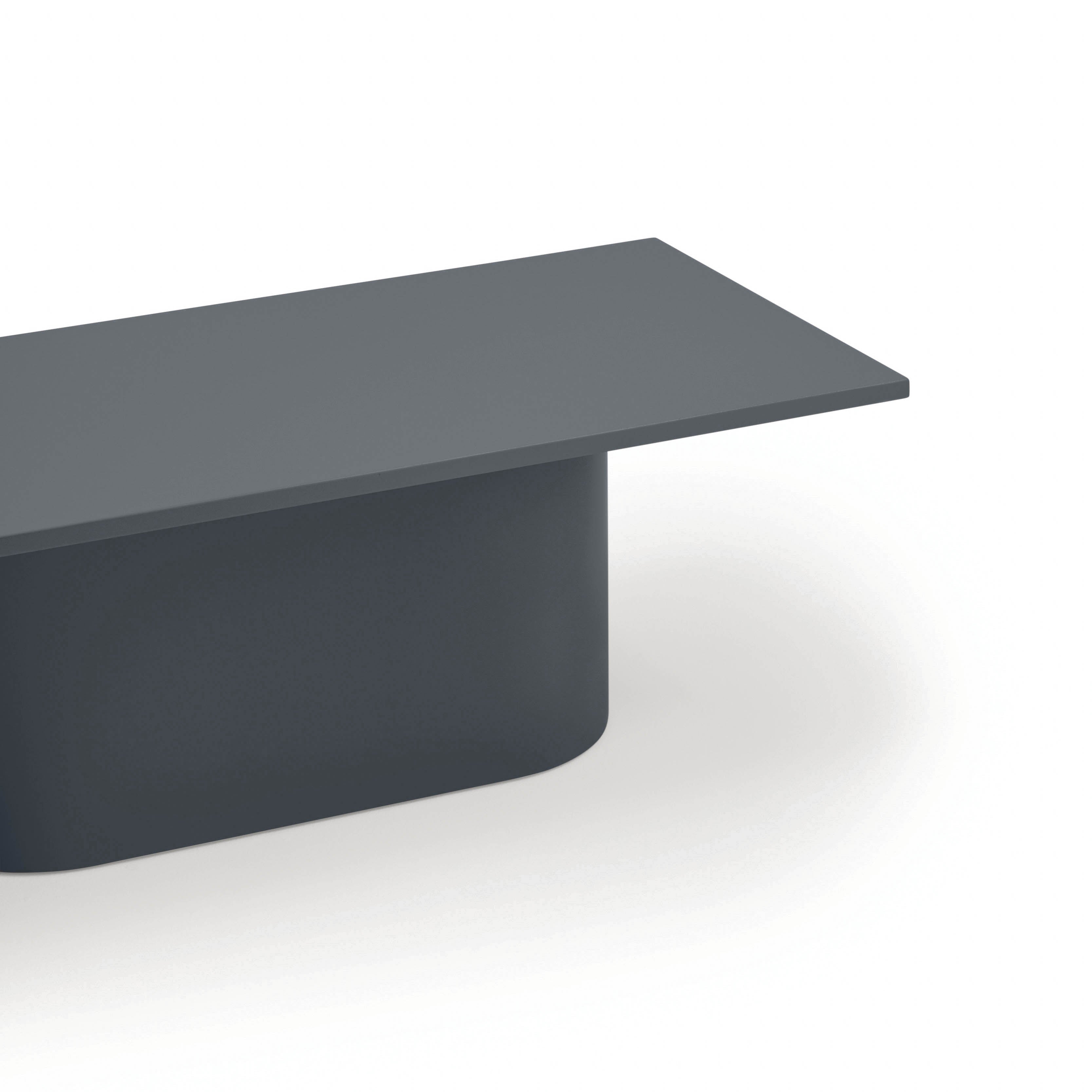 Coffe Table Rect. Totem 1100X500 Anthracite Gray