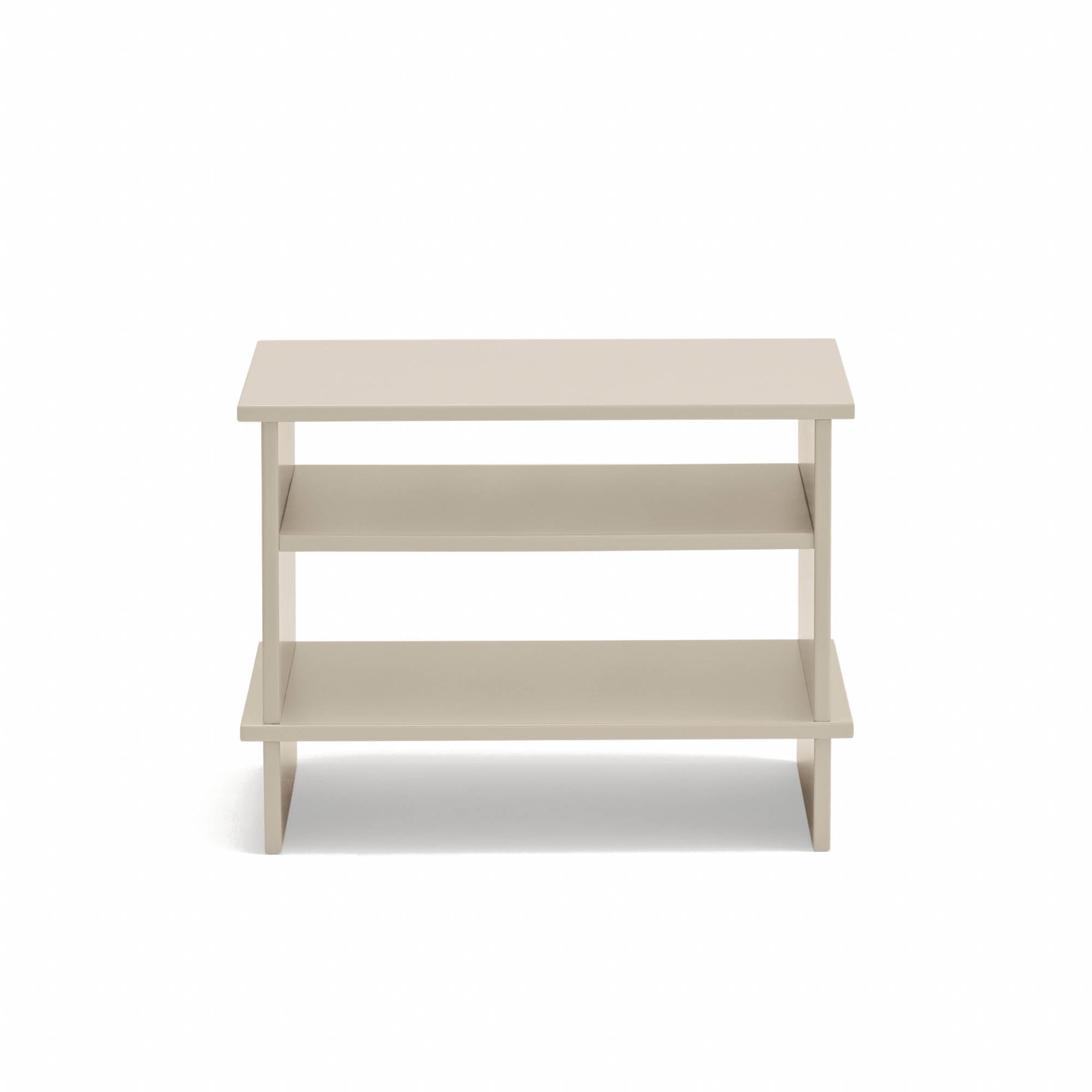 Bedside Table Inari 2 Shelves Sand