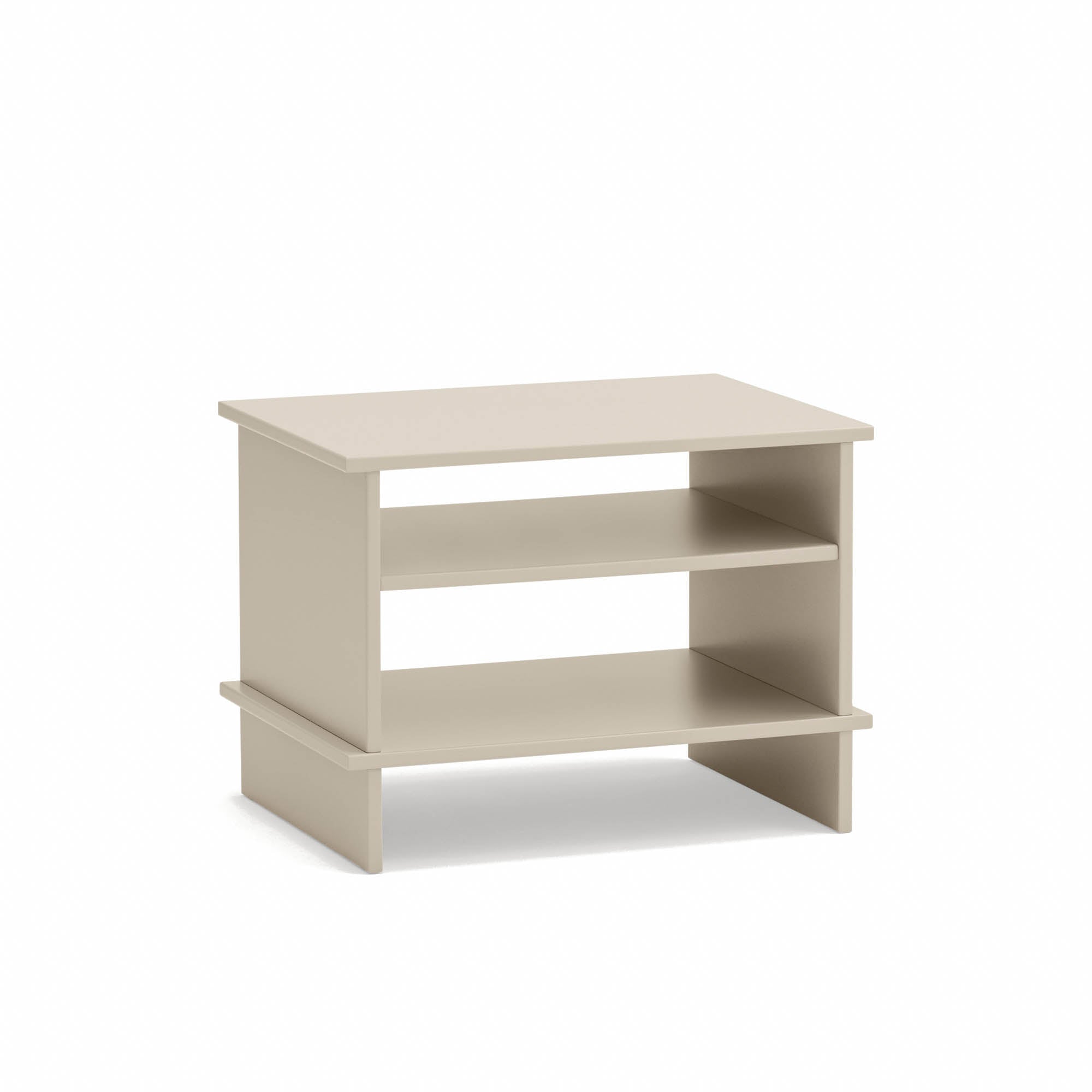 Bedside Table Inari 2 Shelves Sand