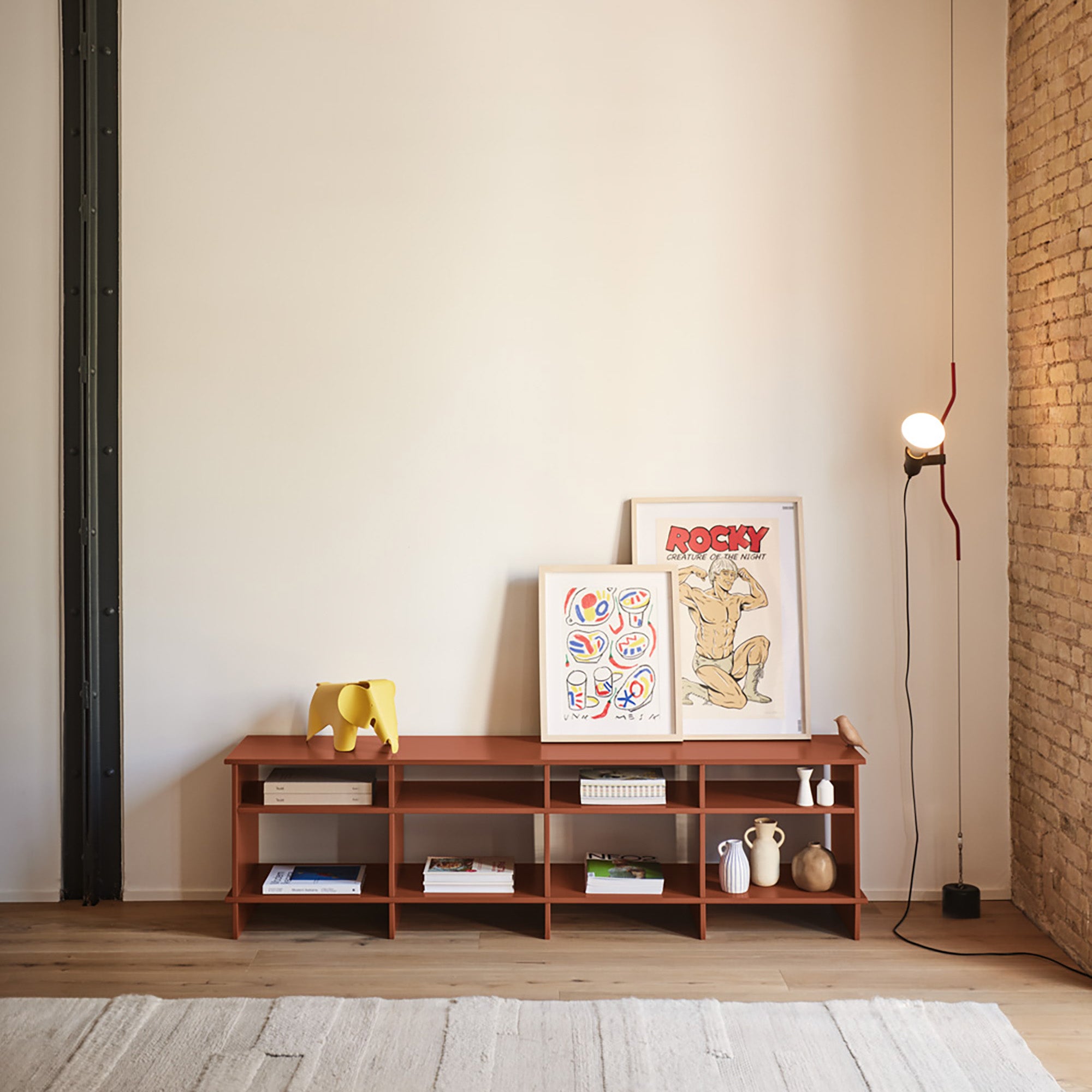 INARI TV Cabinet 180cm in Brick by Teulat