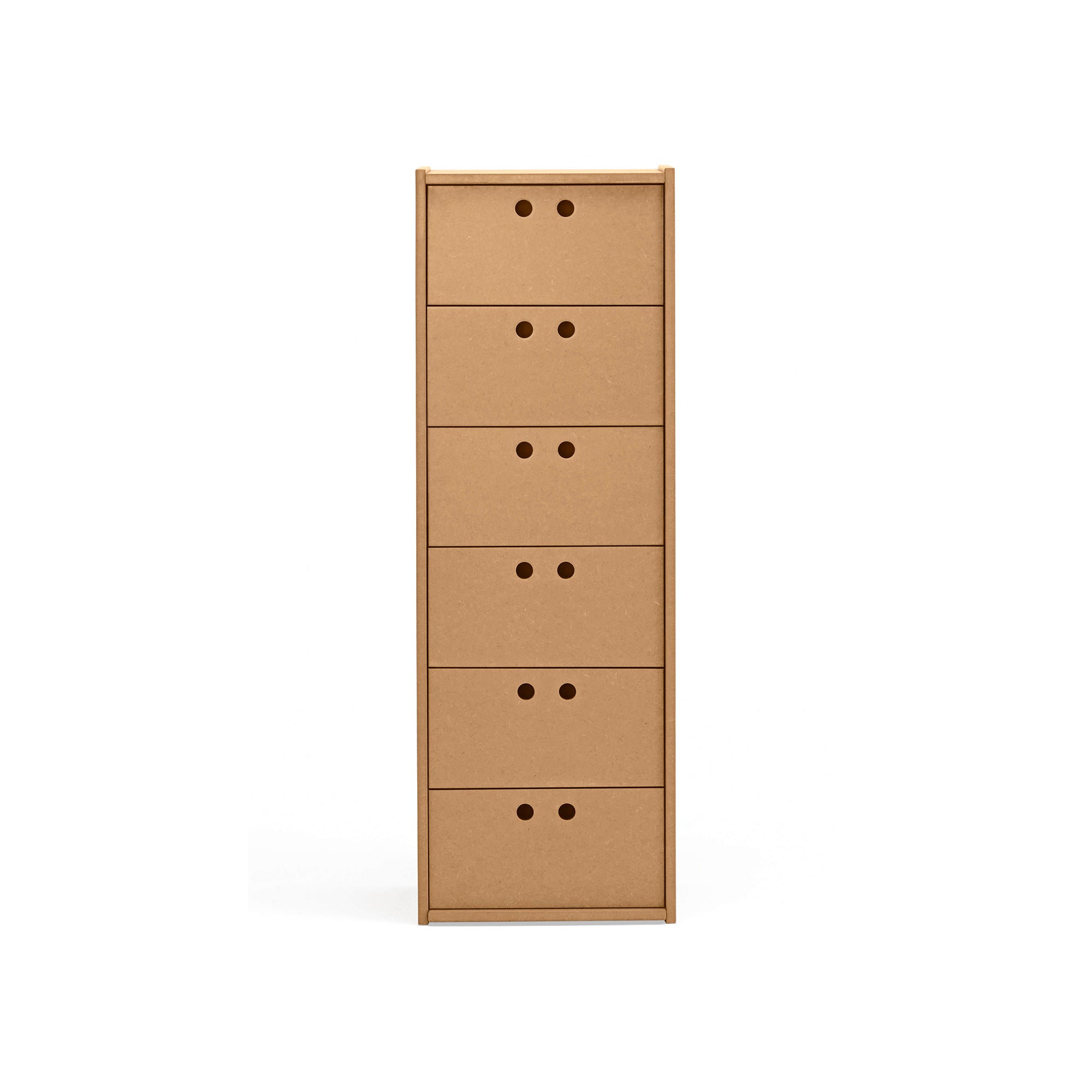 Tall Chest Wally Natural Mdf