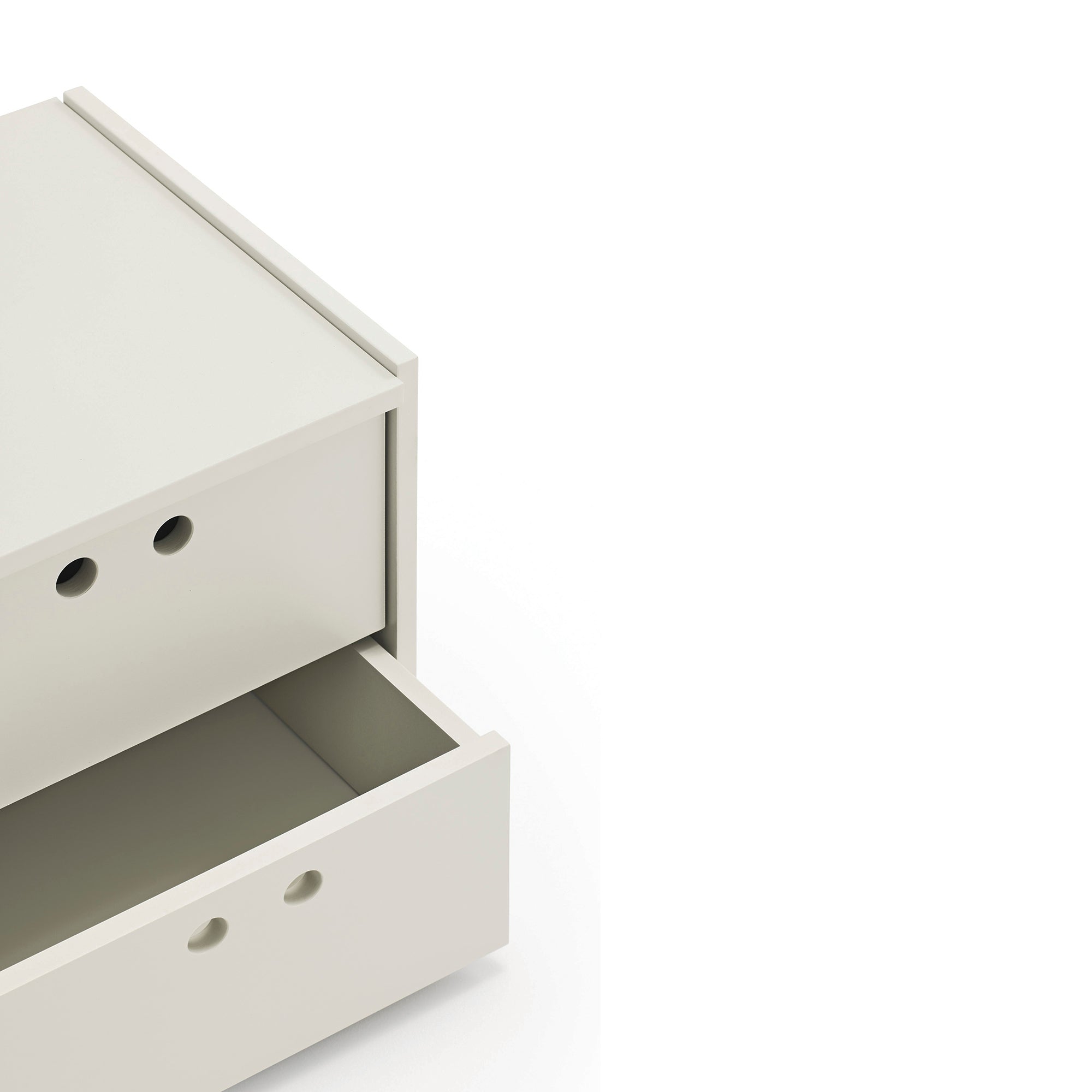Bedside Table Wally – Cream | 40×40×42 cm