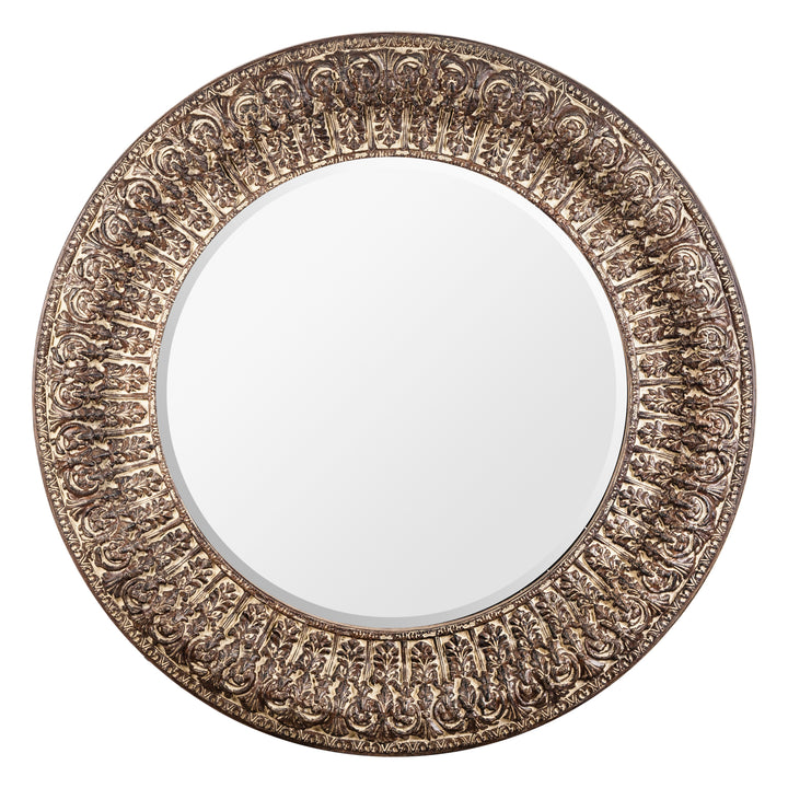 Cher Provençal Mirror - Gold Resin with Distressed Finish