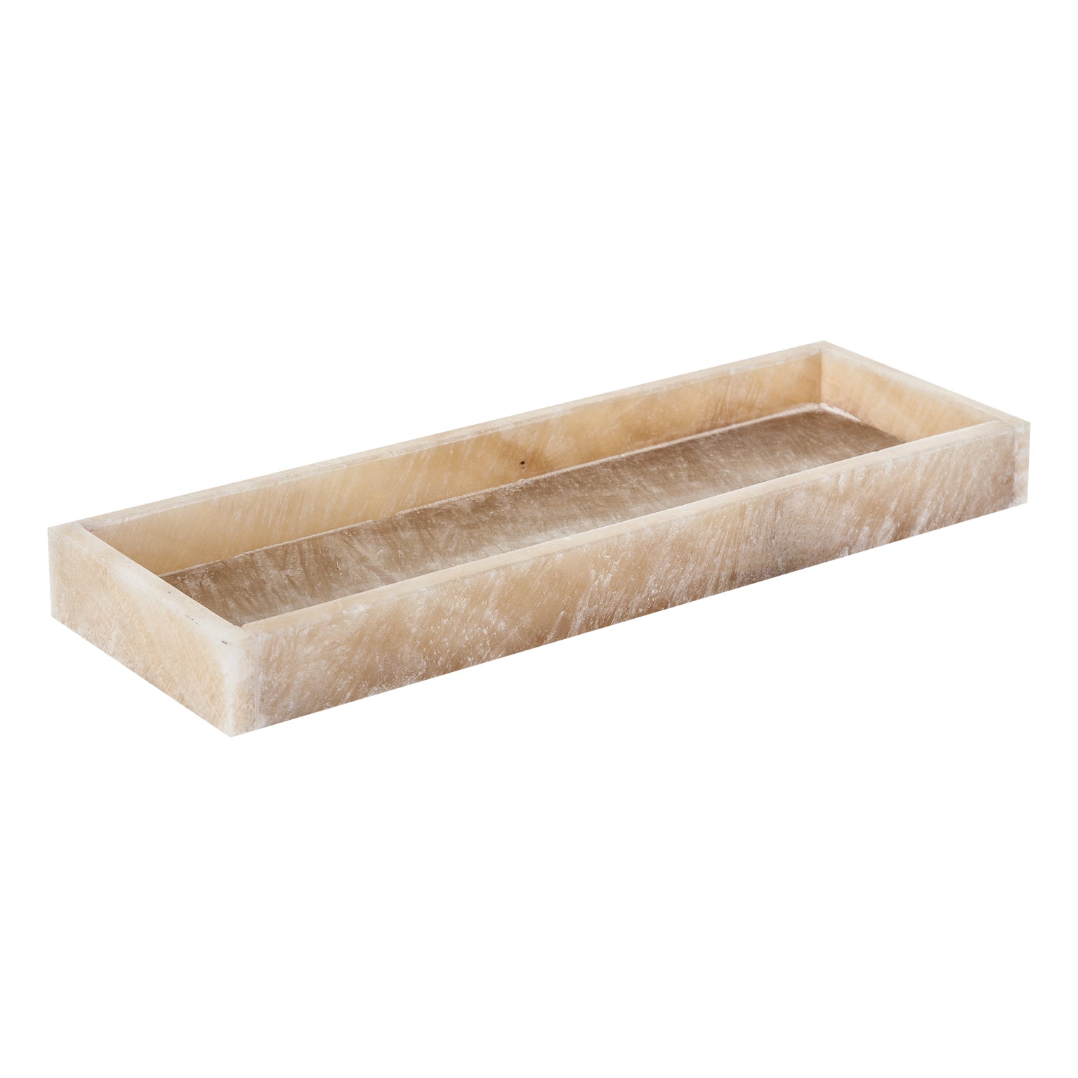 Daily Nordic Onyx Tray - Ivory Stone Decorative Tray