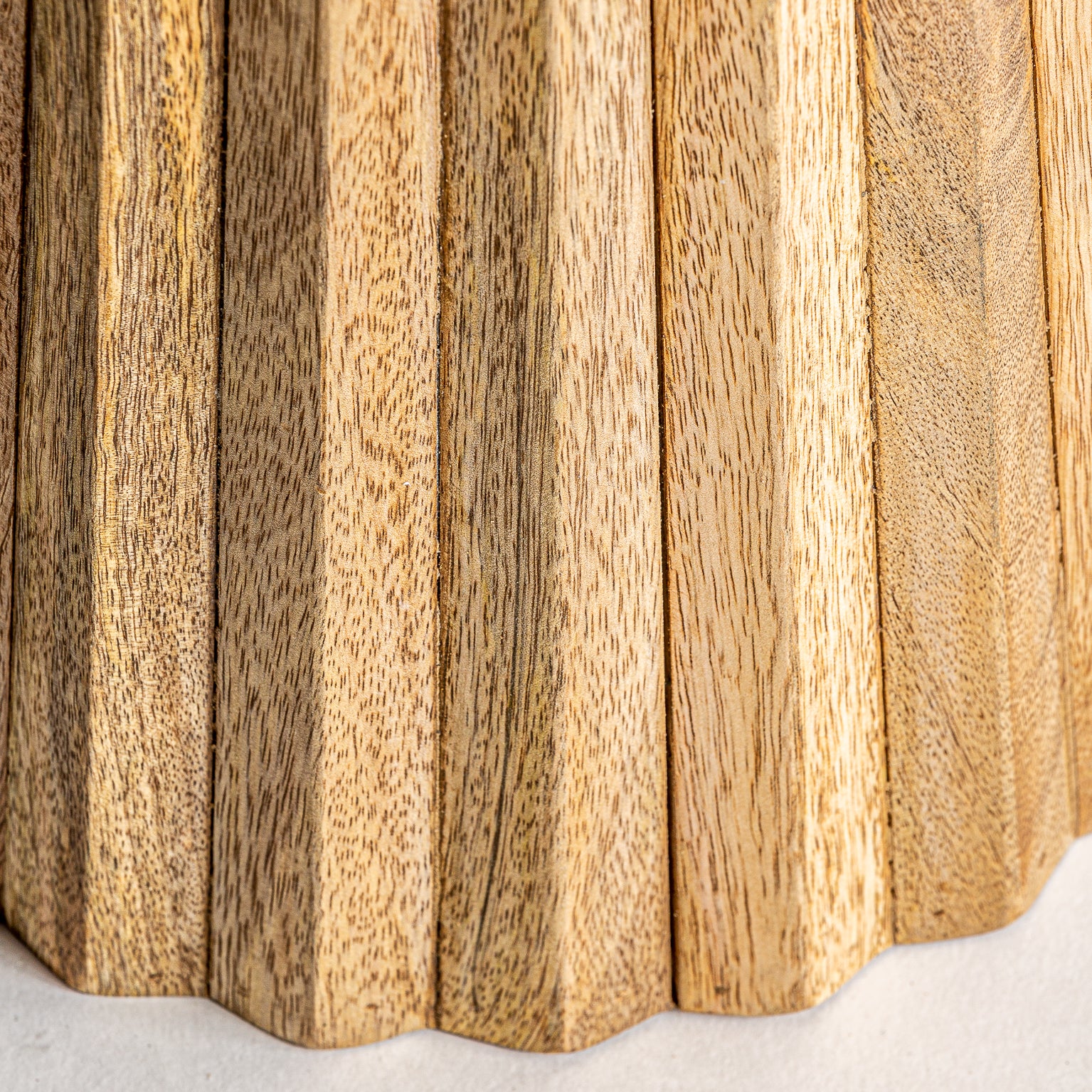 PLISSÉ WOOD BAR TABLE