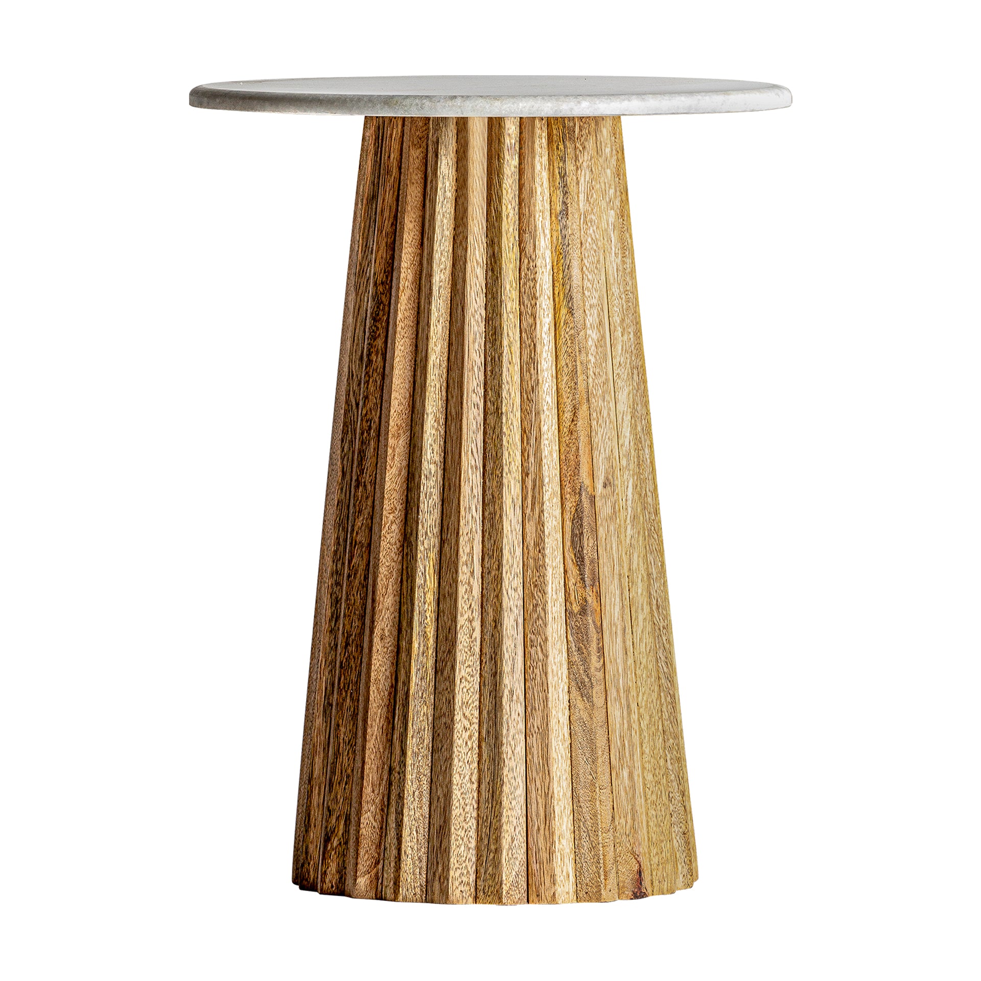 PLISSÉ WOOD BAR TABLE
