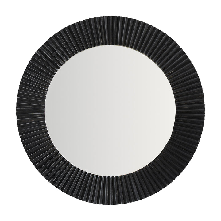 PLISSÉ WOOD MIRROR