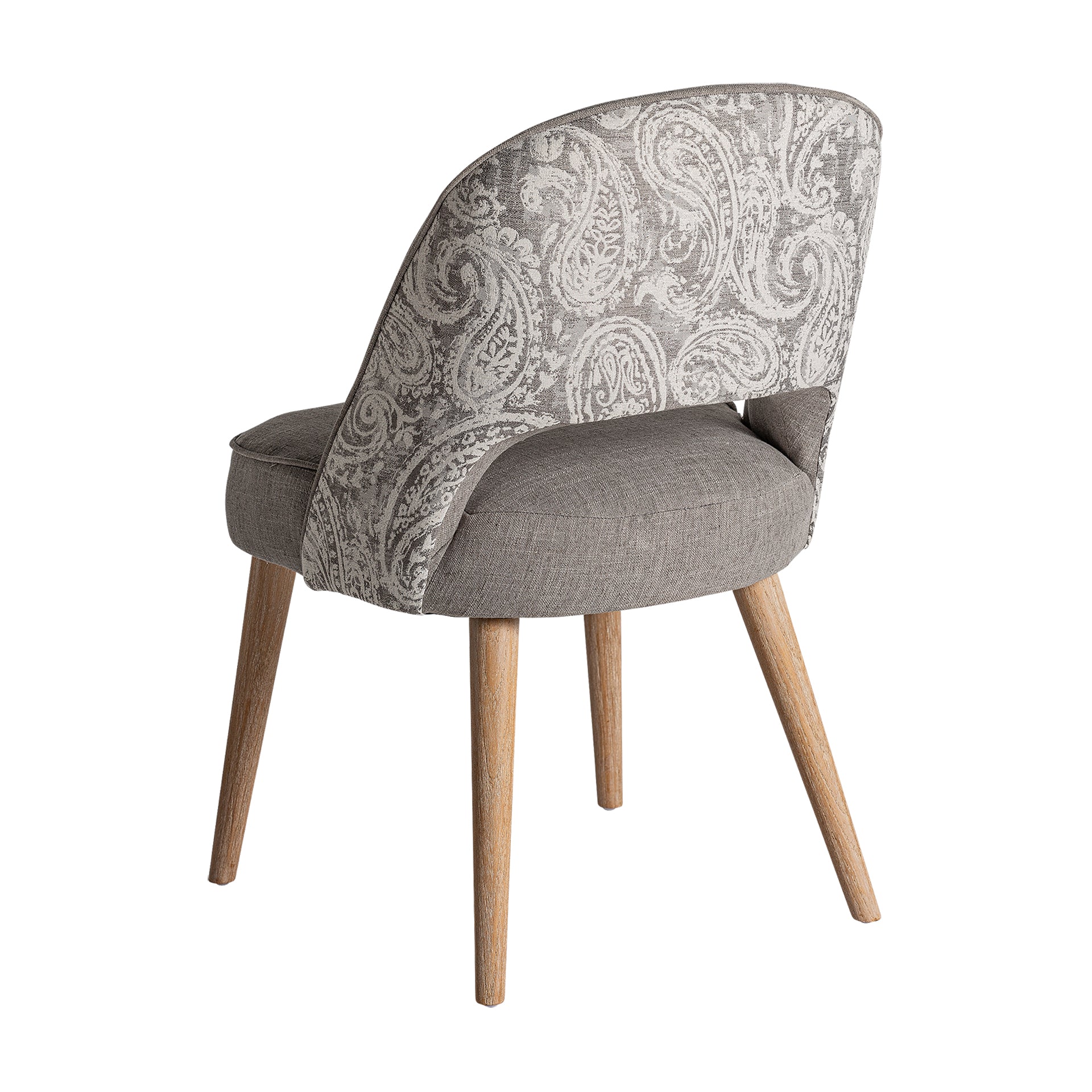 Calce Contemporary Velvet Chair - Grey