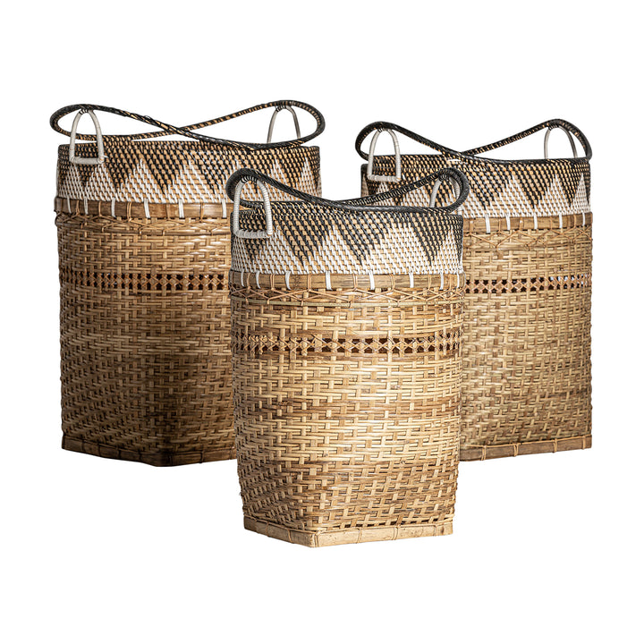 ZIRBA CLOTHES BASKET (SET OF 3)