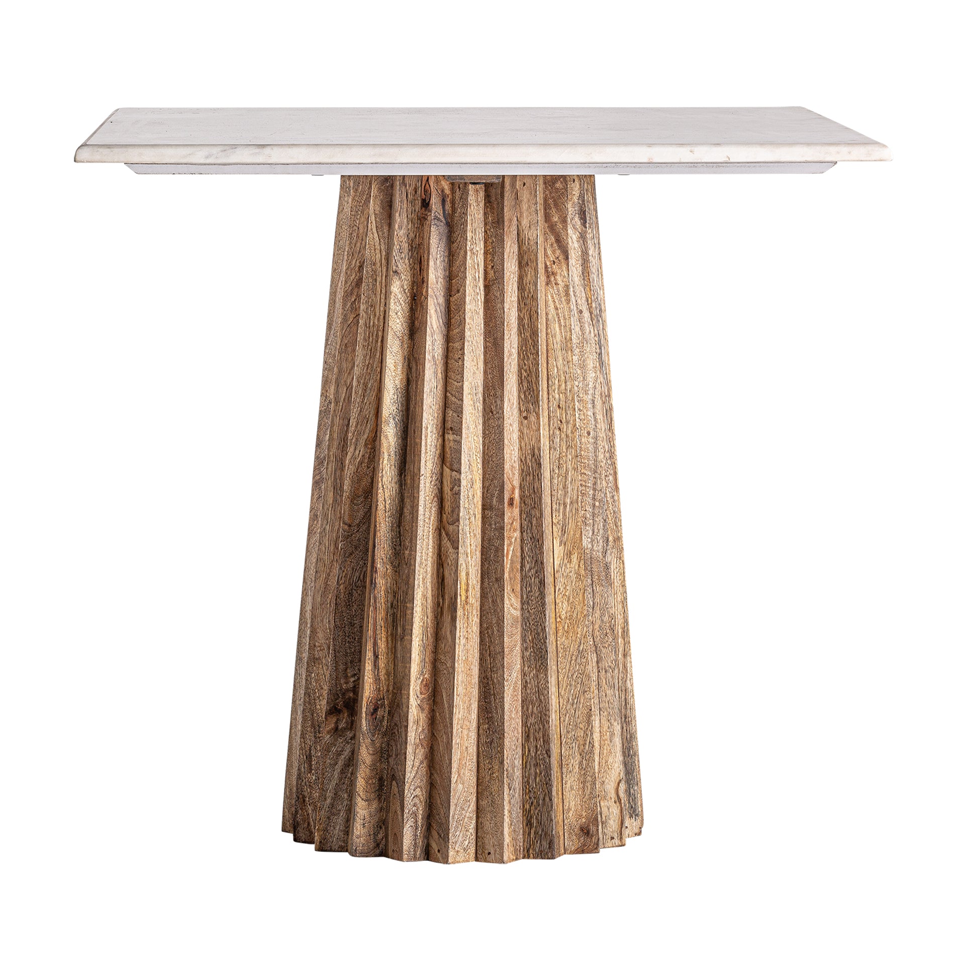 PLISSÉ WOOD BAR TABLE