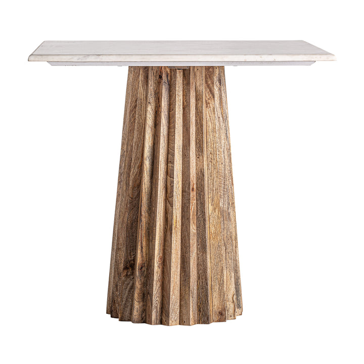 PLISSÉ WOOD BAR TABLE