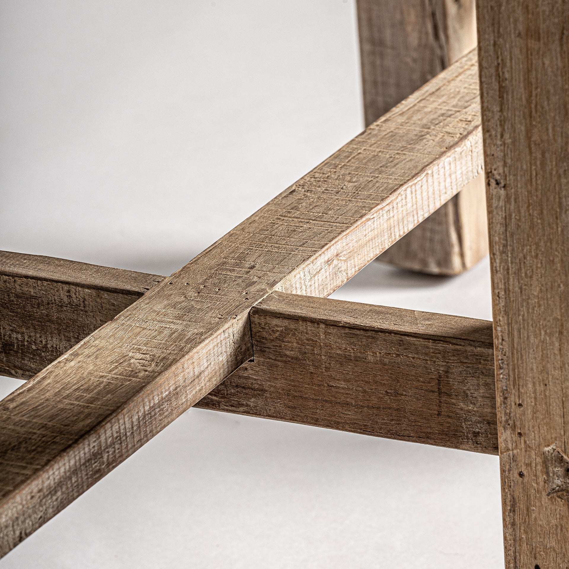 Carrik Reclaimed Wood Console Table - Colonial Style