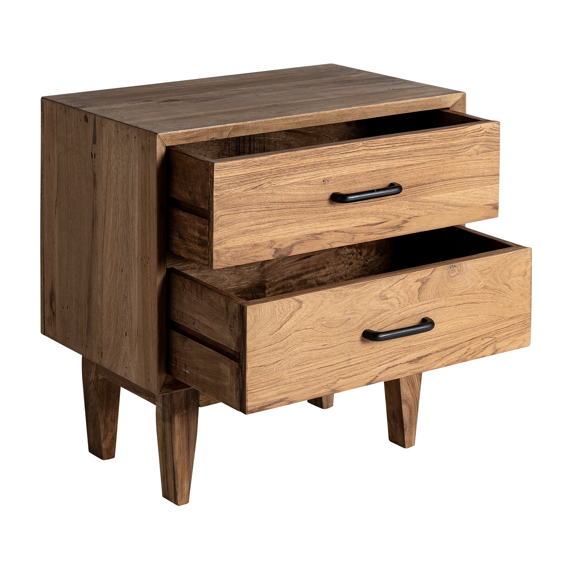Sängbord Cotard Reclaimed Wood Bedside Table