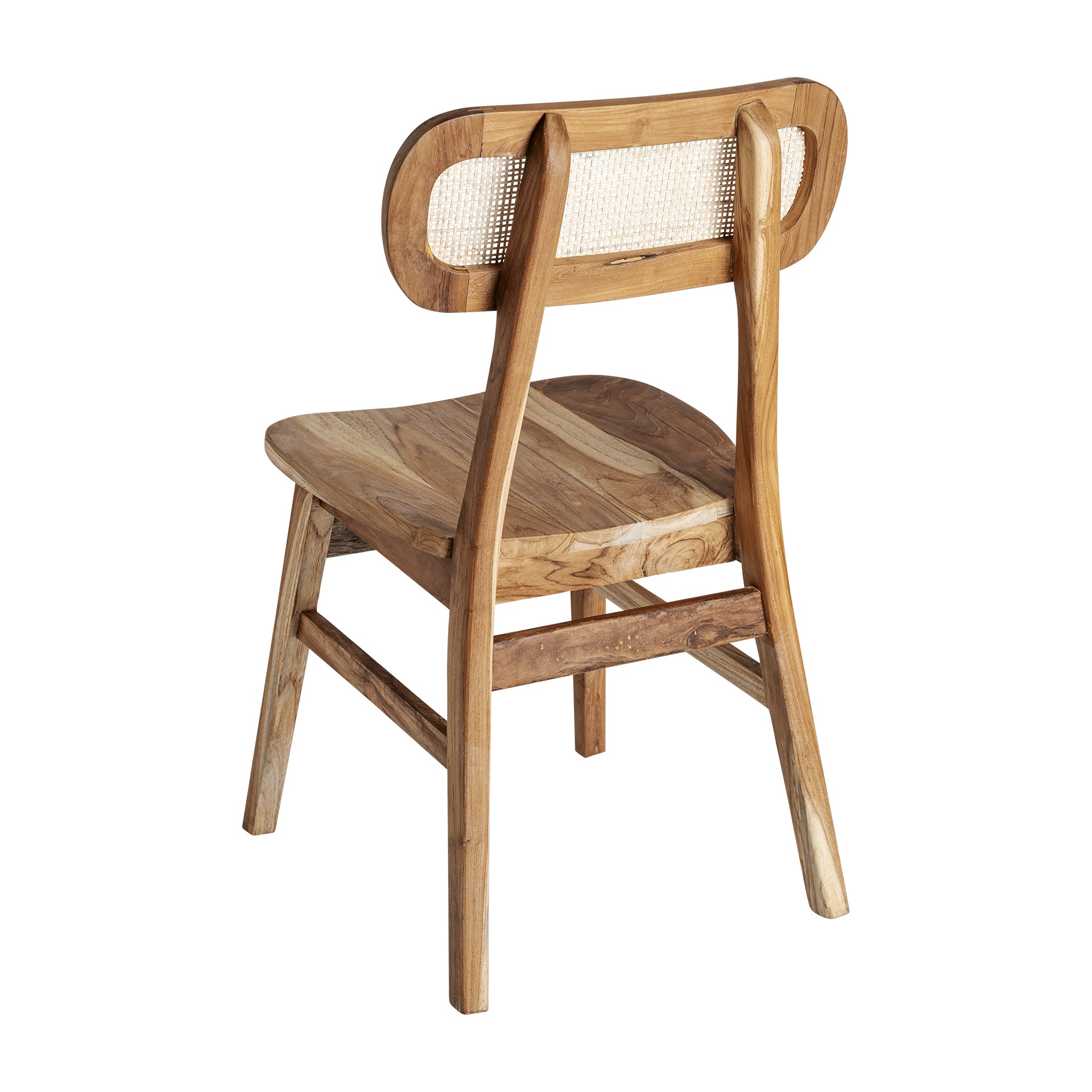 Bludenz Colonial Teak & Rattan Chair