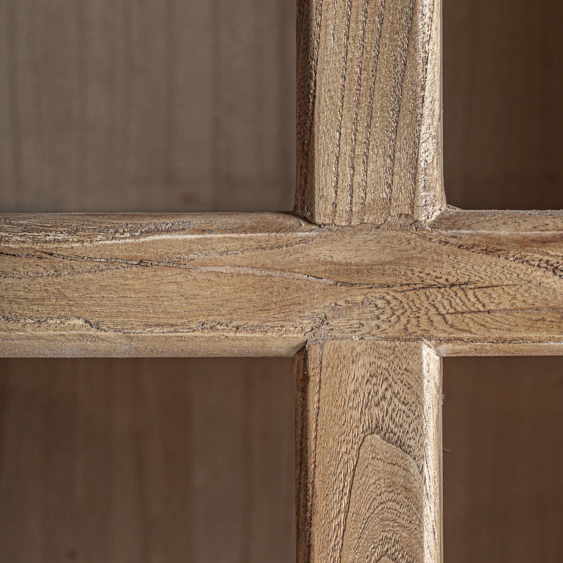 Brecey Modular Library - Recycled Elm Wood Bookcase