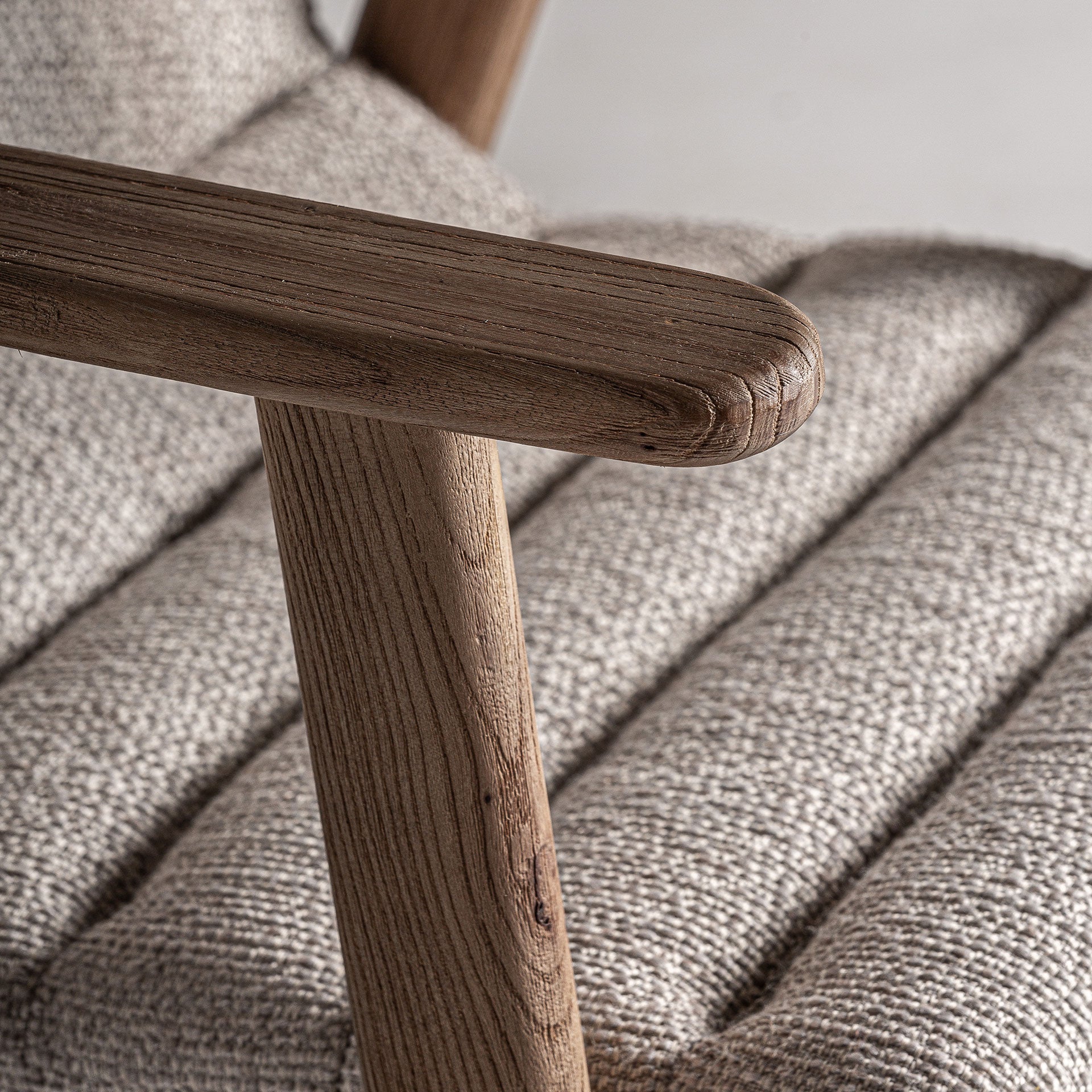 Jacquard Oak Chair - Contemporary Nordic Design