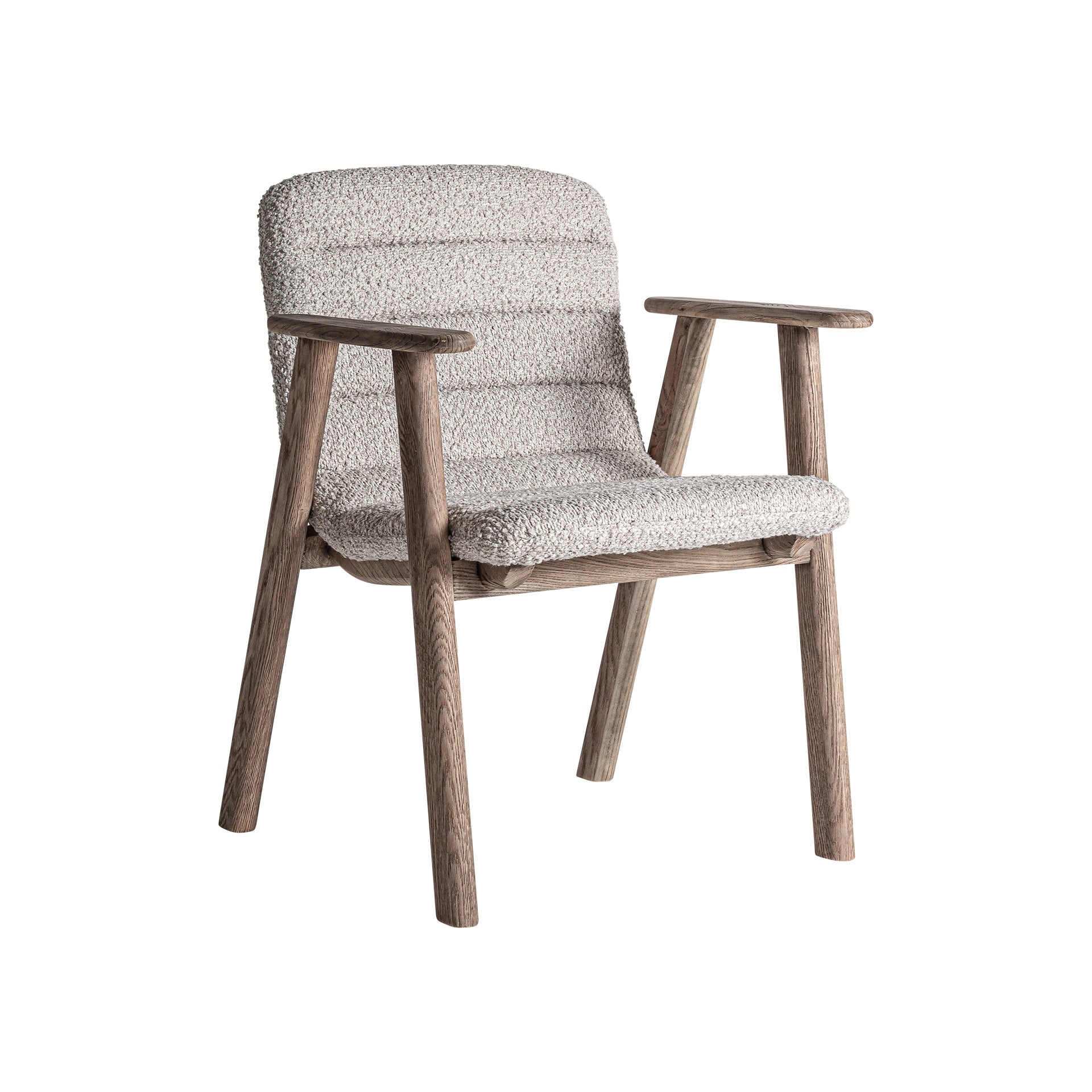 Jacquard Oak Chair - Contemporary Nordic Design