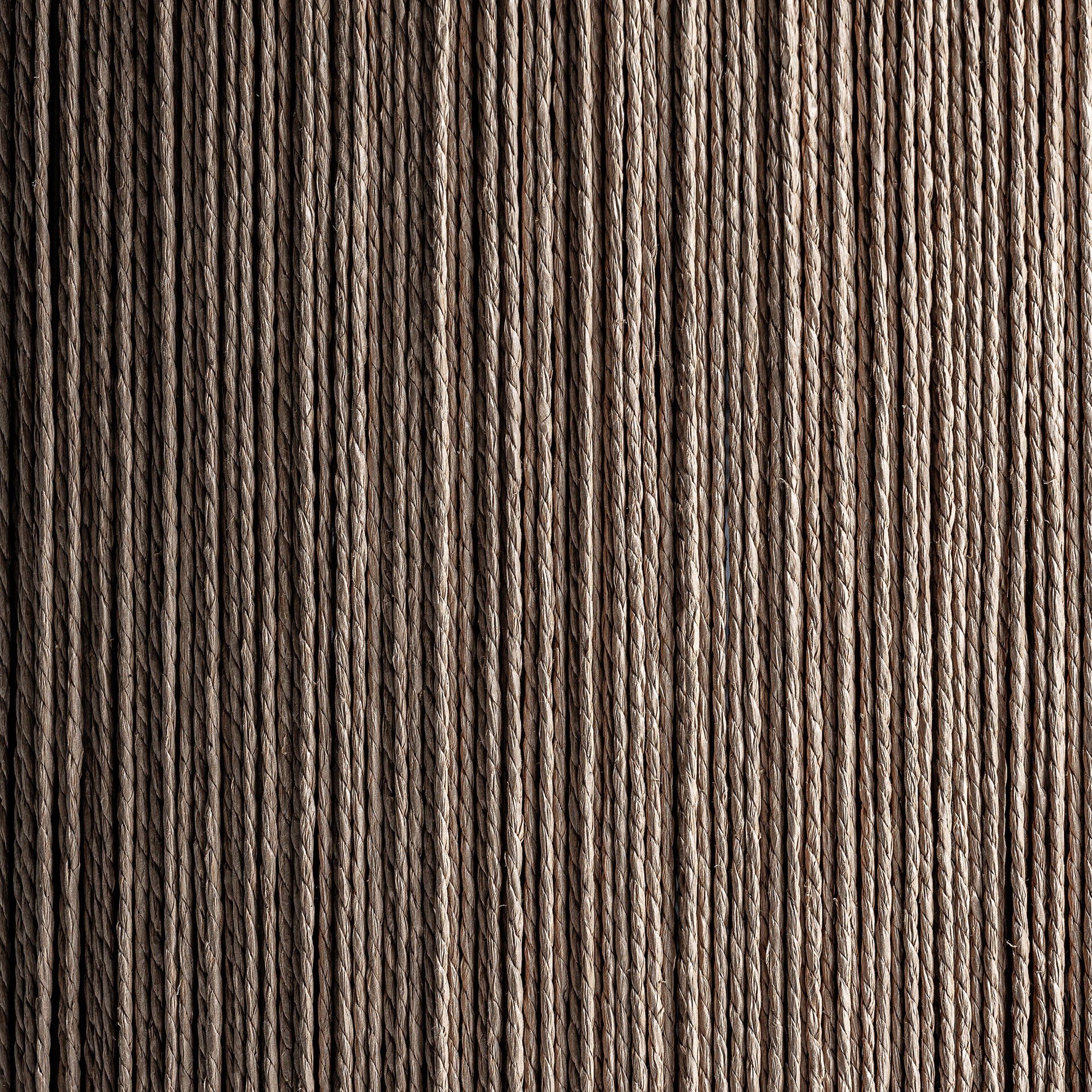 Jacquard Mango Wood Plant Pot with Raffia Detail