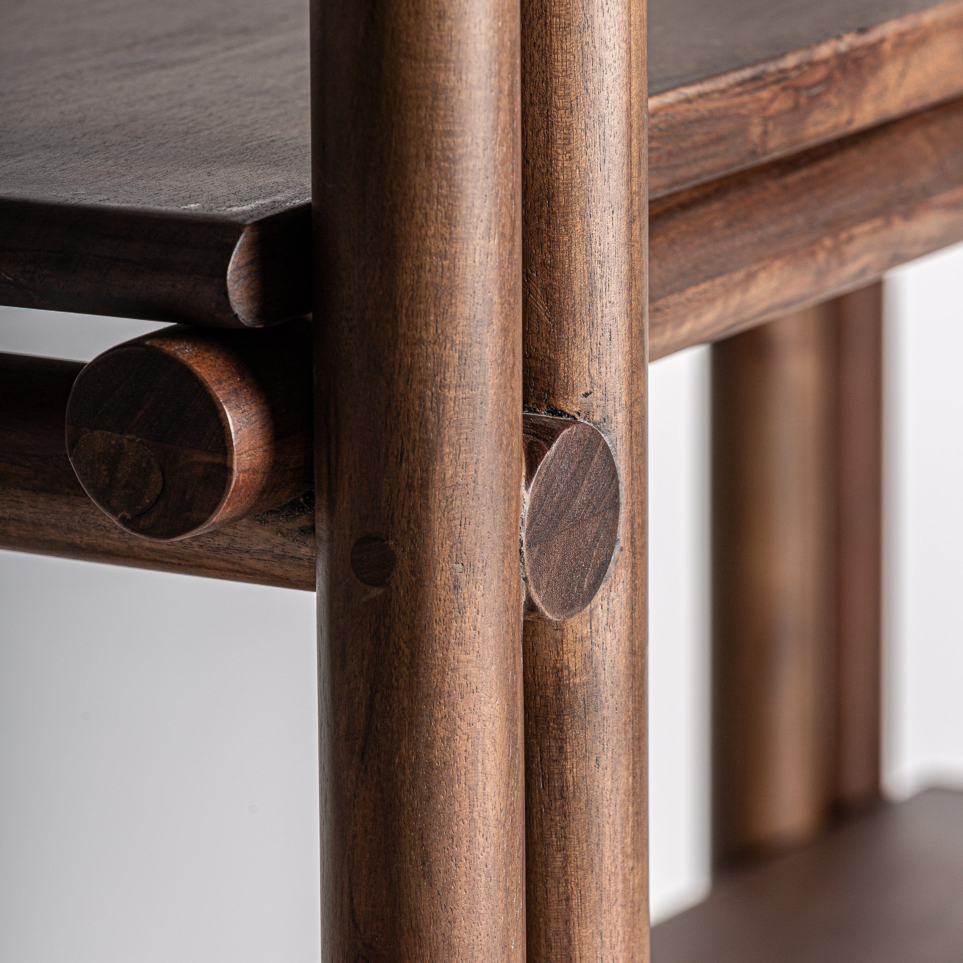 Hambye Contemporary Acacia Wood Bookcase