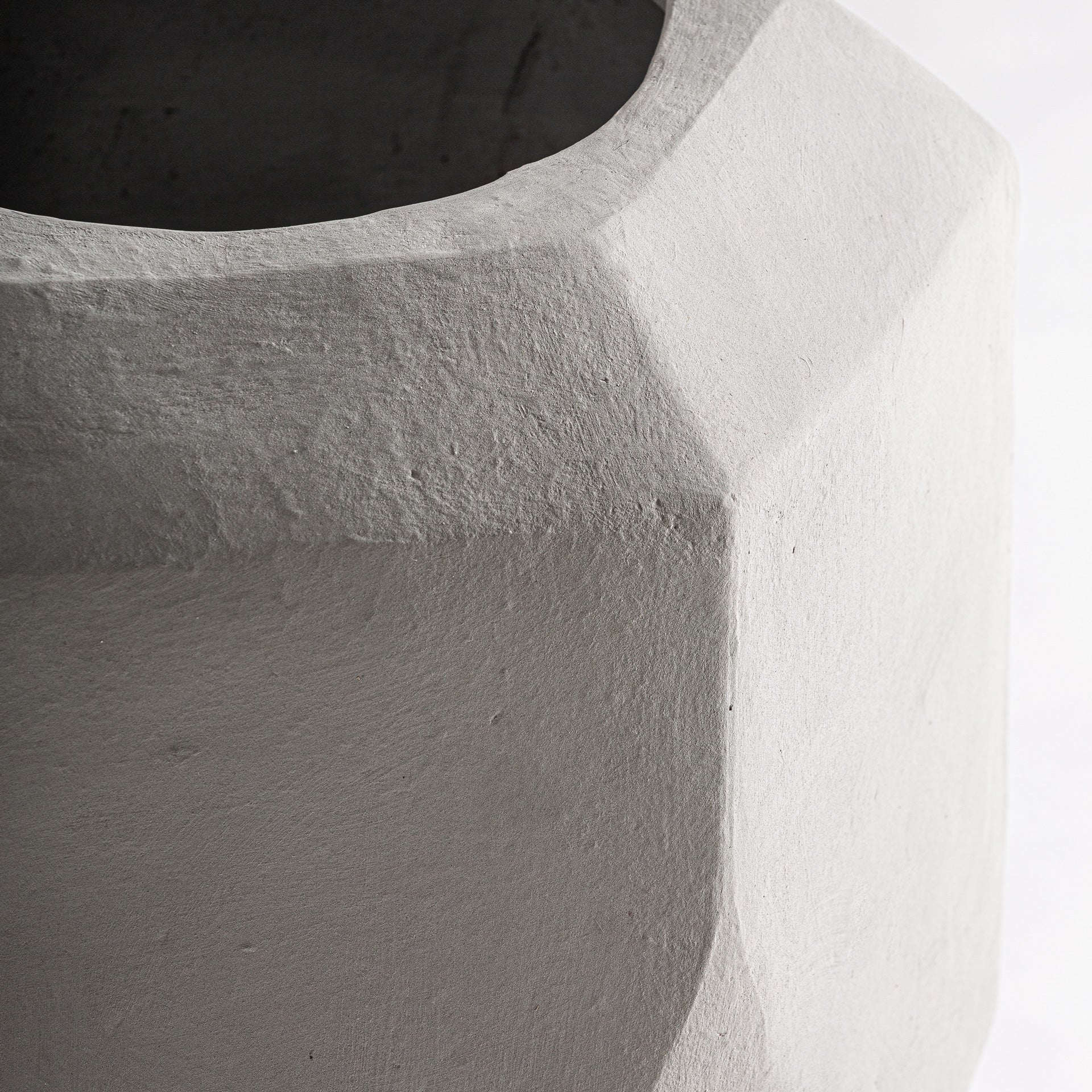 Julien Contemporary Vase - Concrete & Fiberglass