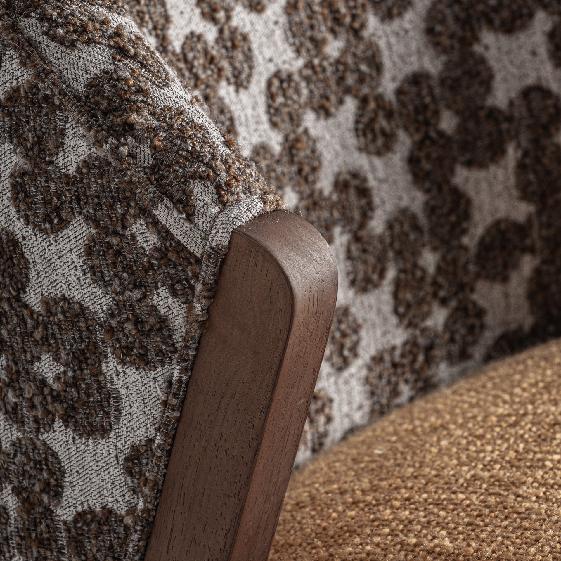 Kalesha Classic Rubber Wood Dining Chair