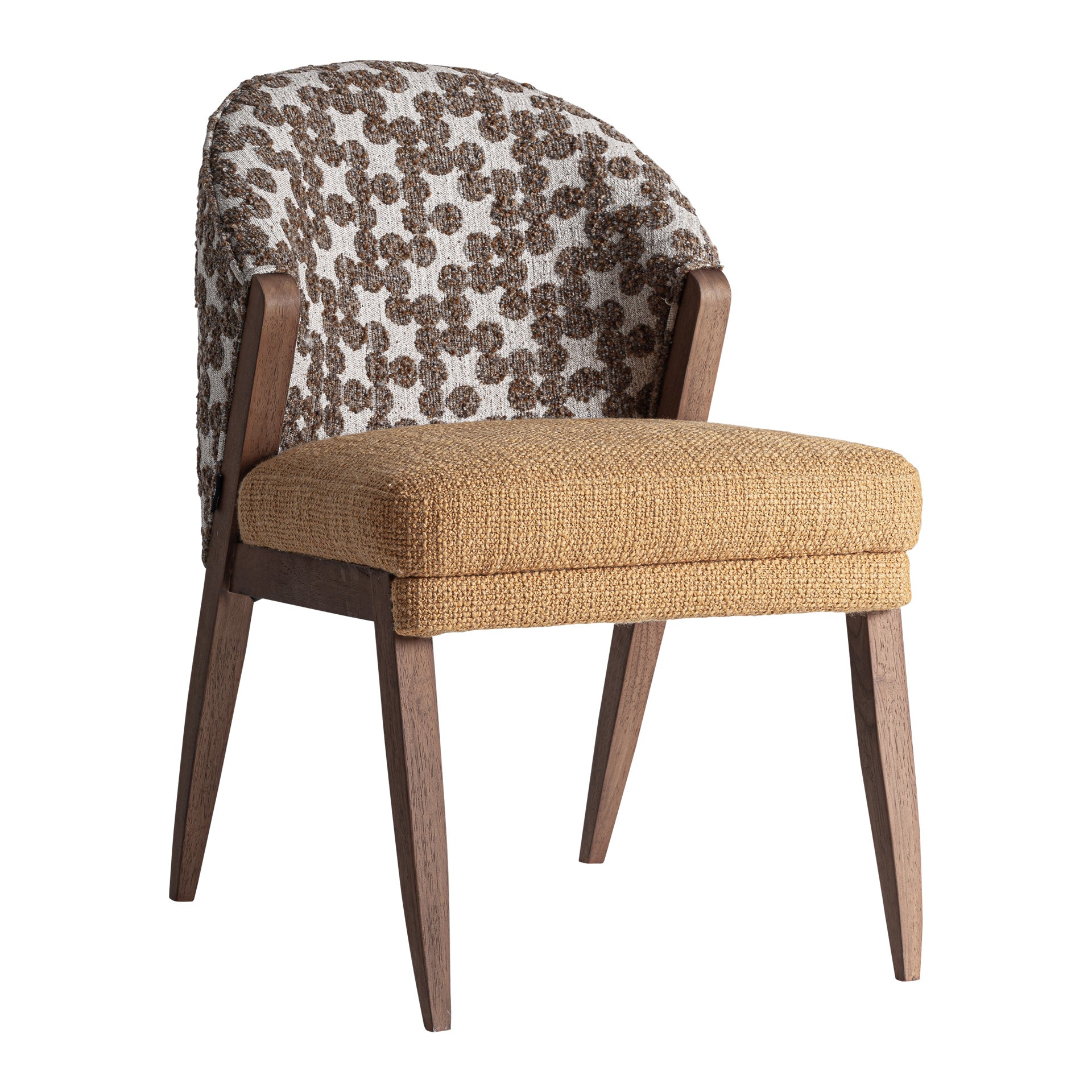 Kalesha Classic Rubber Wood Dining Chair