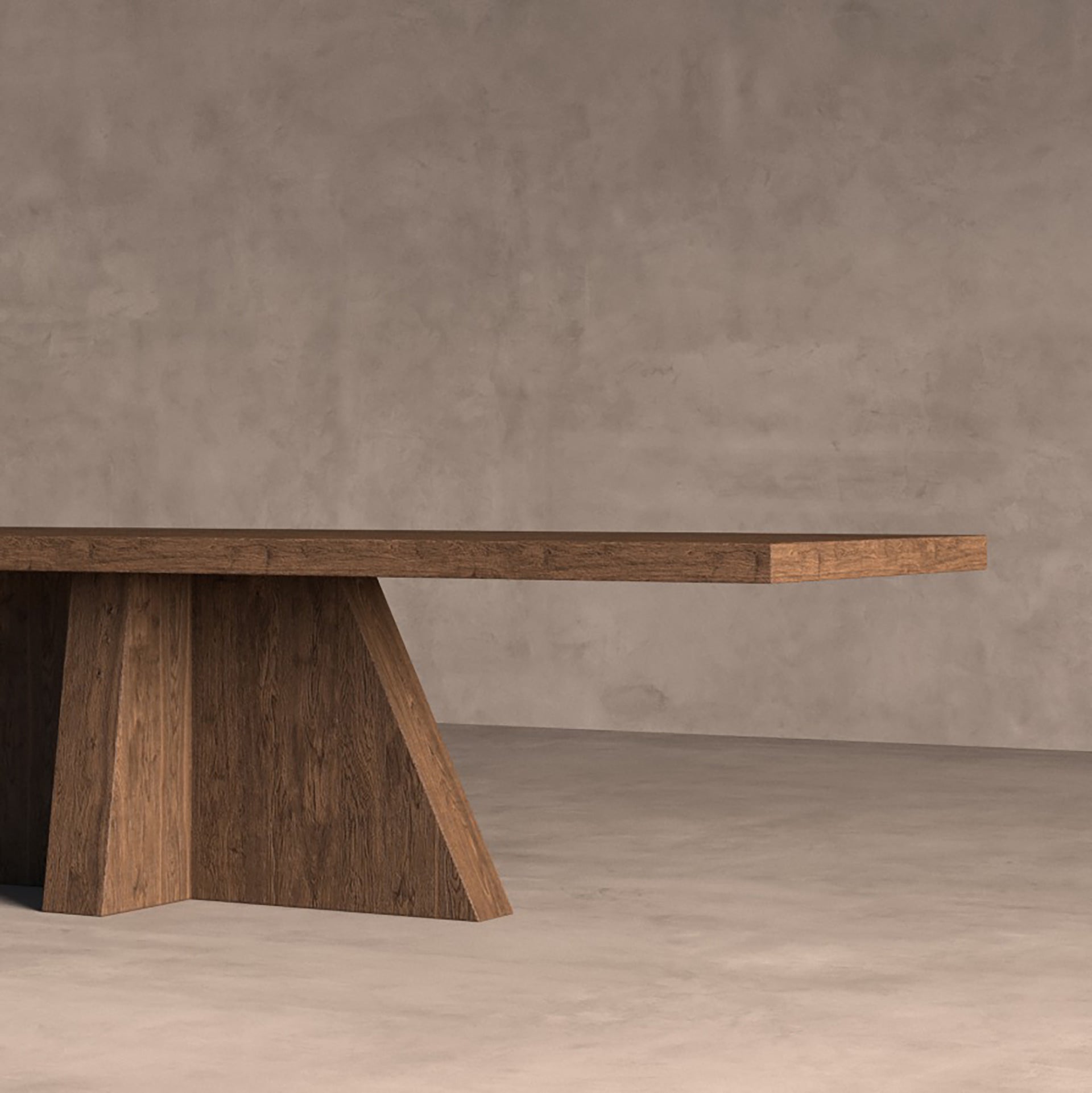 BRUTALIST DINING TABLE