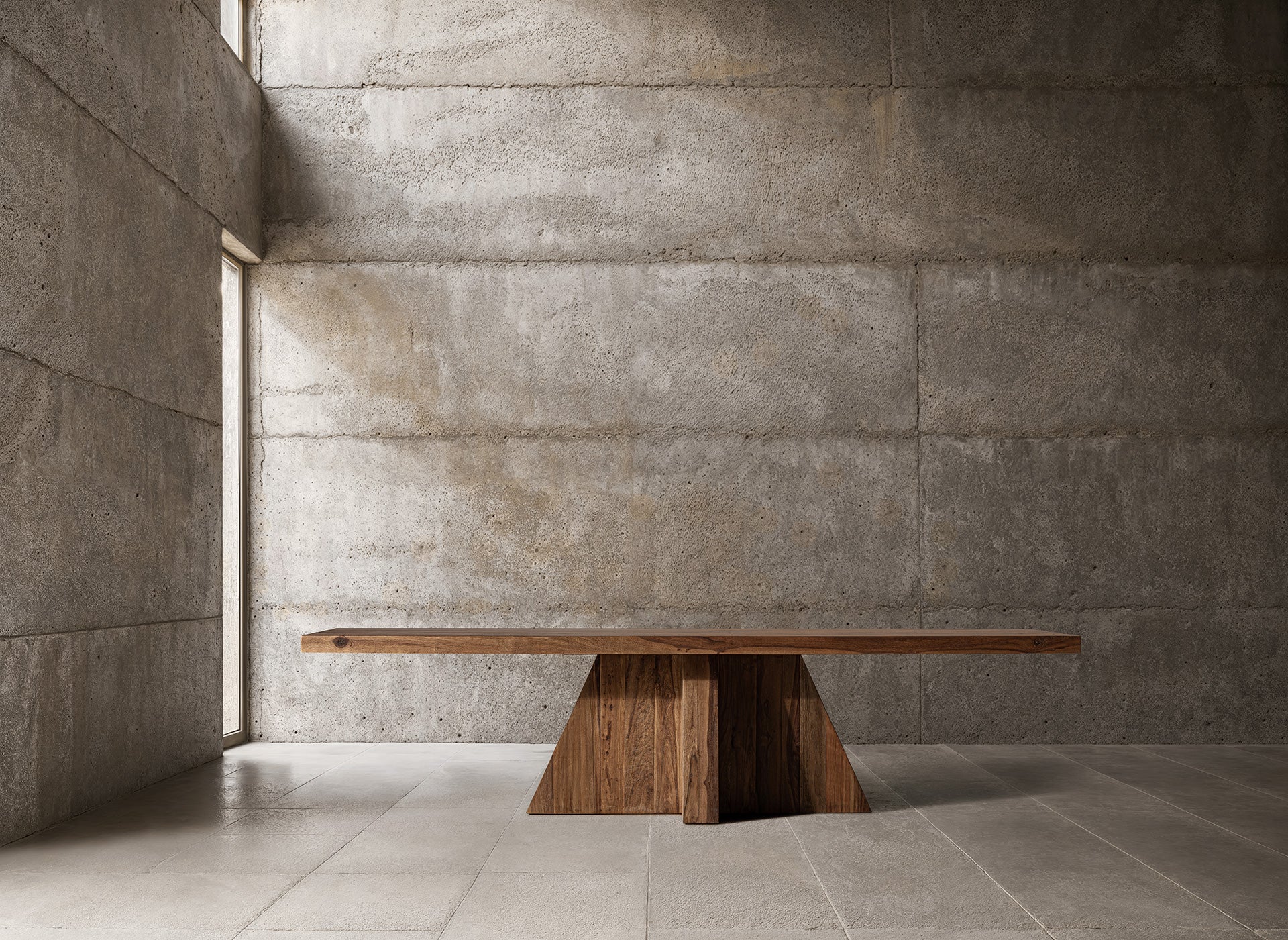 BRUTALIST DINING TABLE