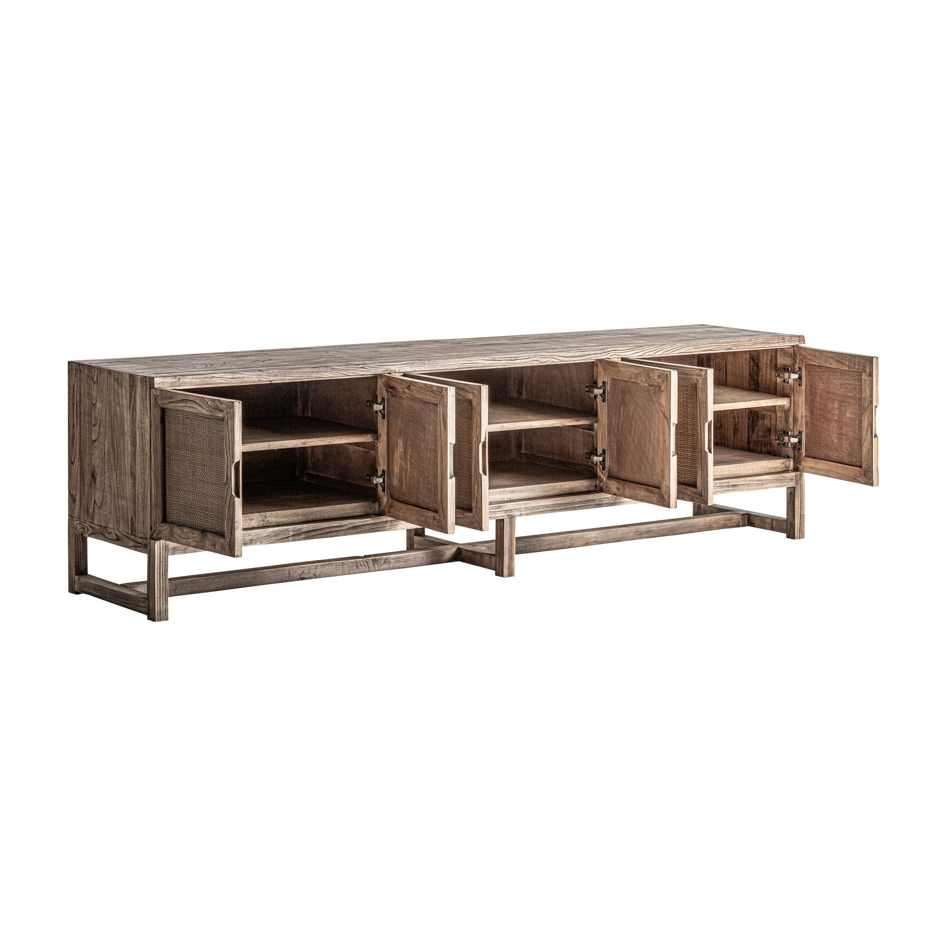 Byremo Contemporary TV Stand - Elm Wood