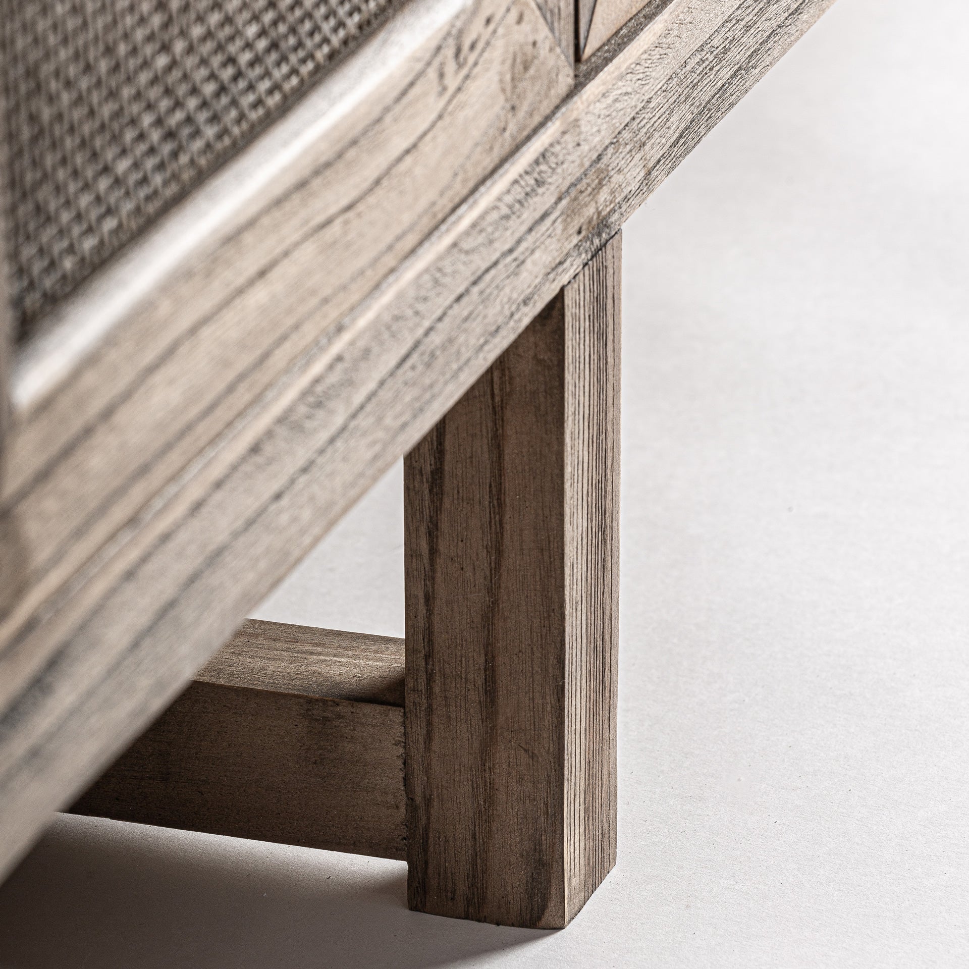 Byremo Contemporary TV Stand - Elm Wood